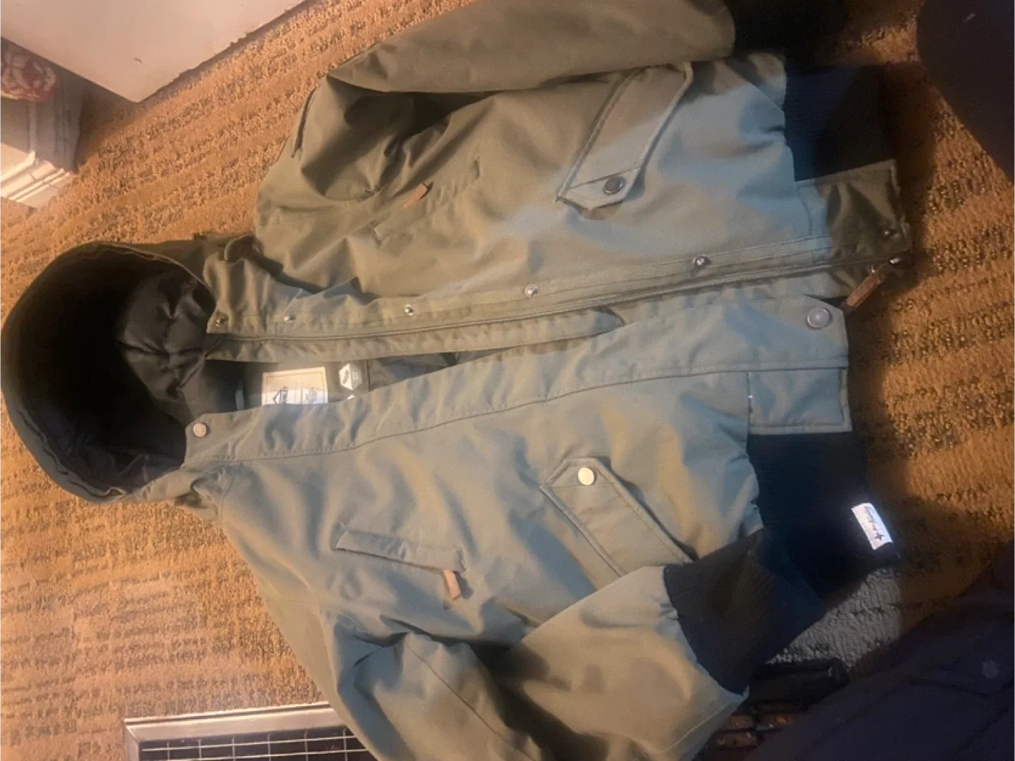 Point Zero Olive Green Winter Jacket