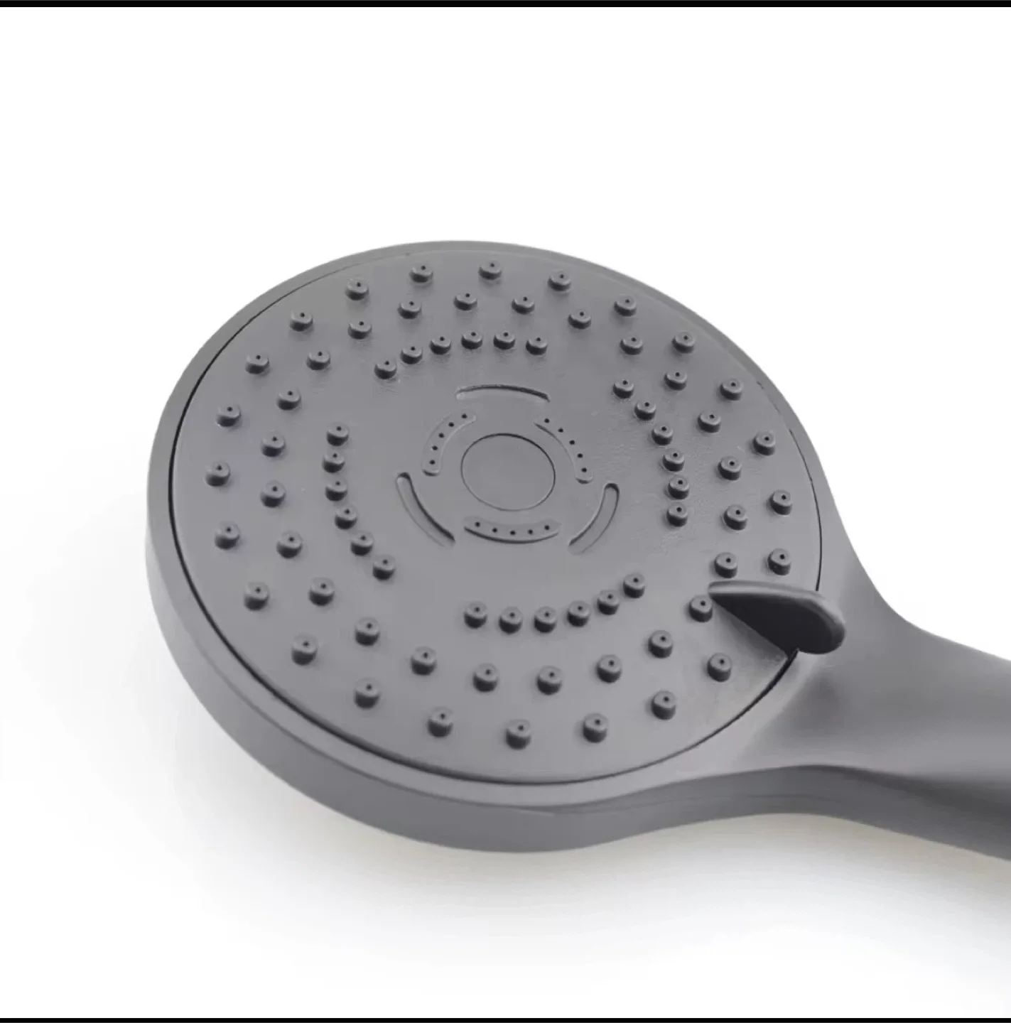 Black 8 Inch Square Shower Head with Handheld Spray image indicator(6)