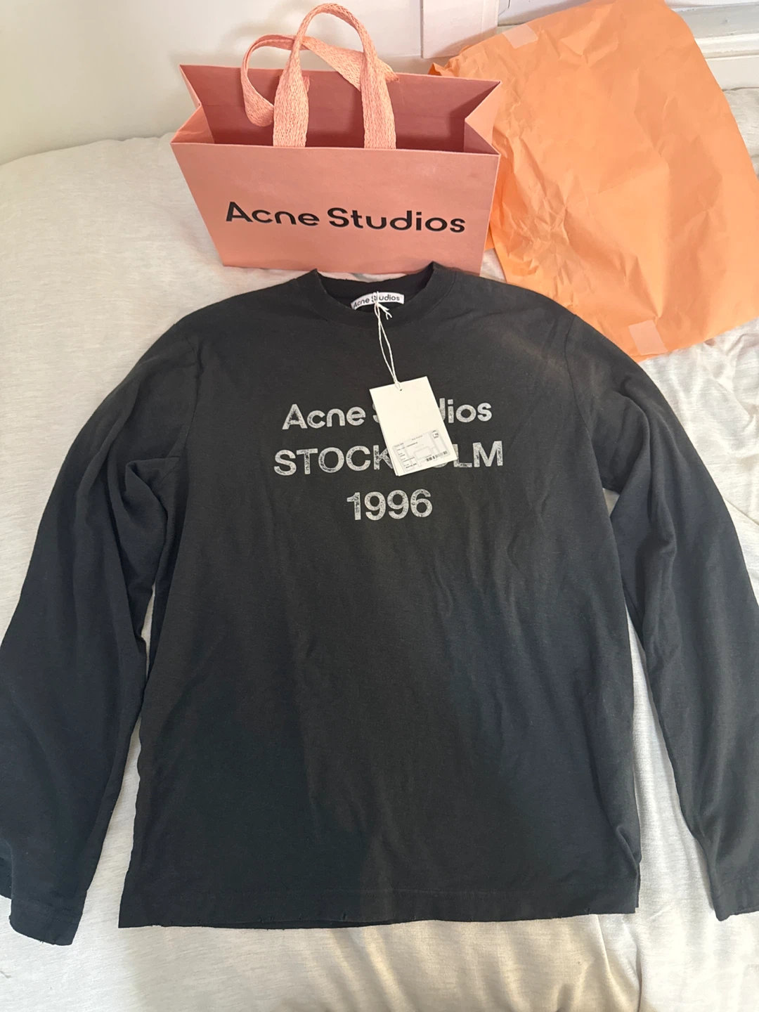 Acne Studios Stockholm 1996 LS Tee, Size S/XS