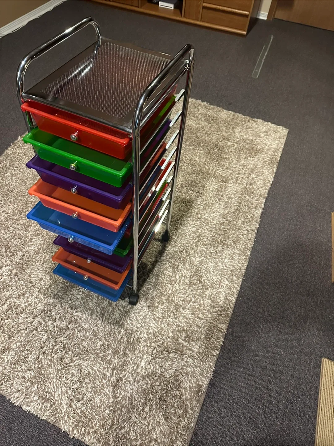 Rolling Cart with 10 Drawers image indicator(2)
