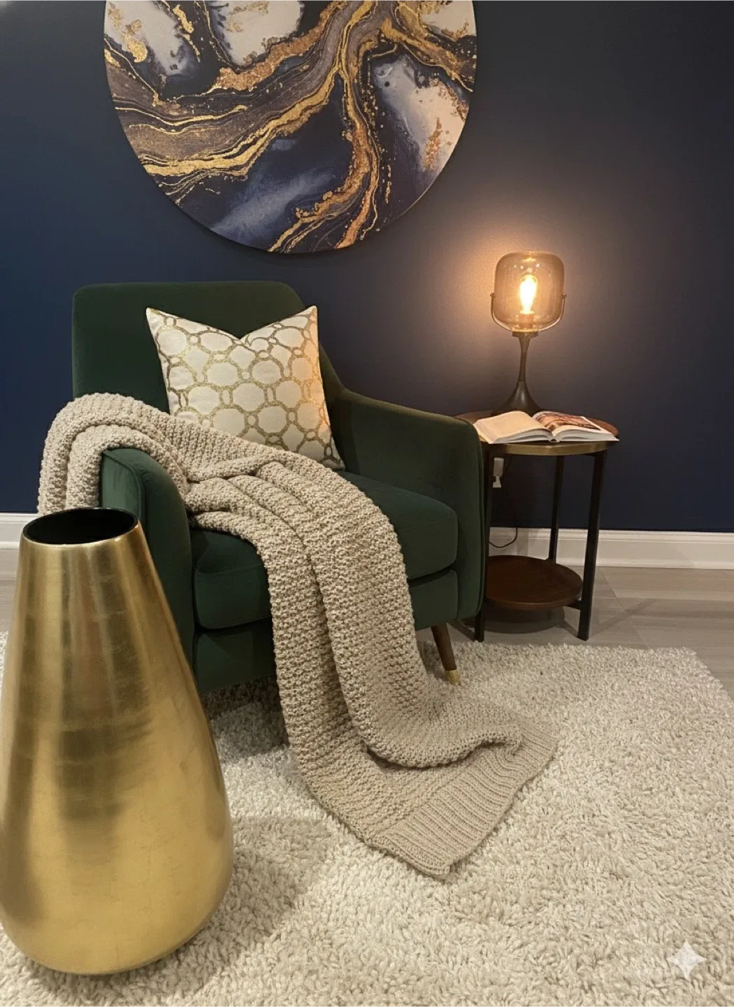 Gold Decorative Vase