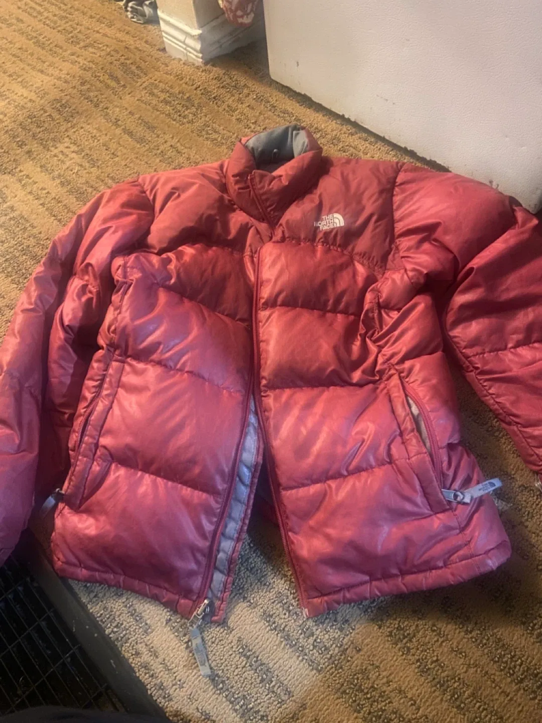 The North Face Red Puffer Jacket