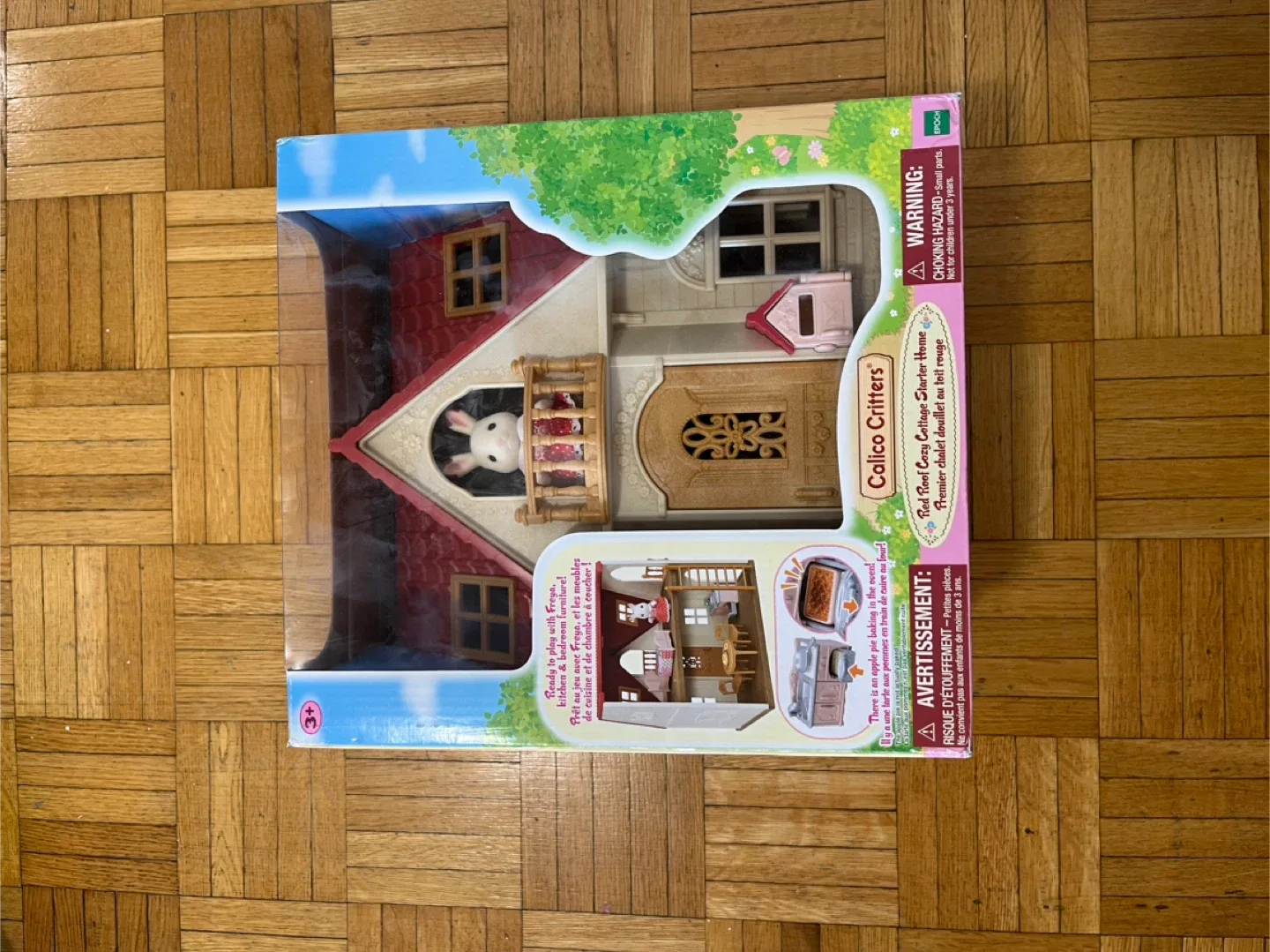 Calico Critters Red Roof Cozy Cottage Starter Home - New!