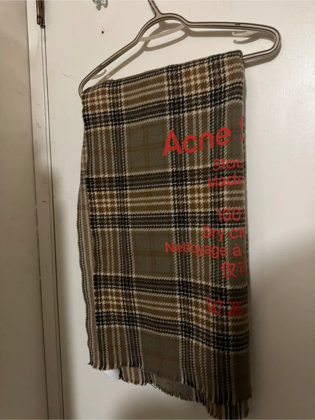Acne Studios Wool Scarf - Plaid
