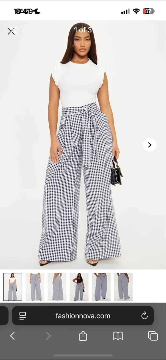 Fashion Nova Wide Leg Pants