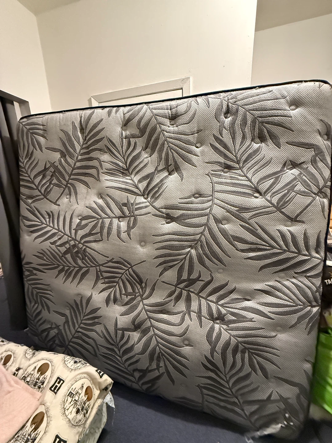 Mattress with Leaf Pattern
