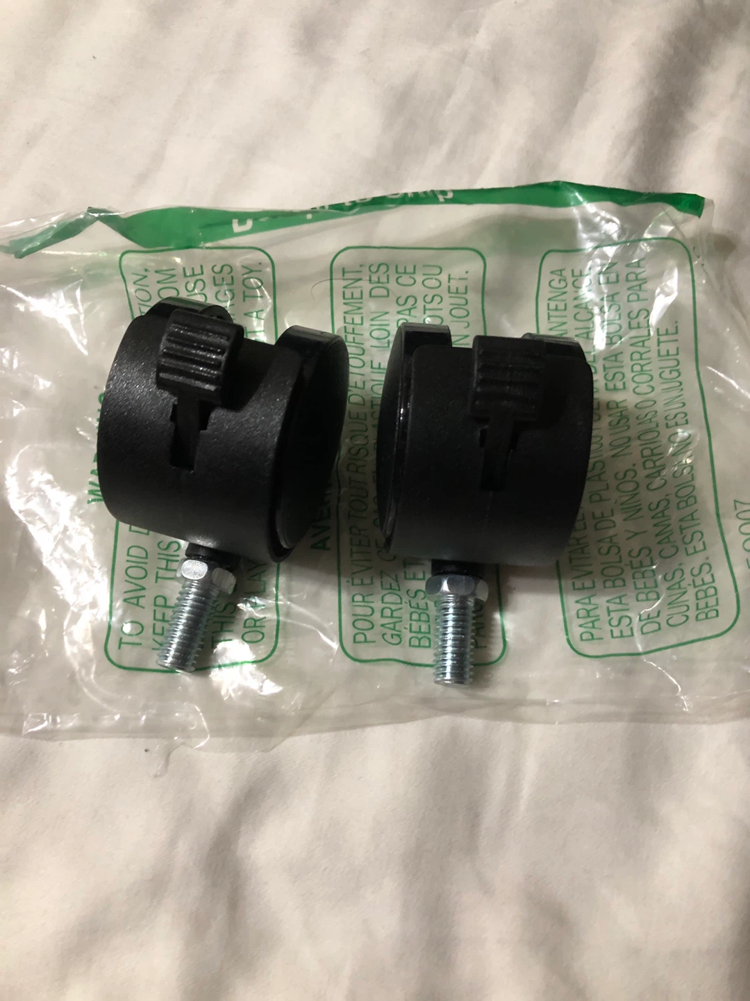 New Black Caster Wheels - Set of 2 - photo 3