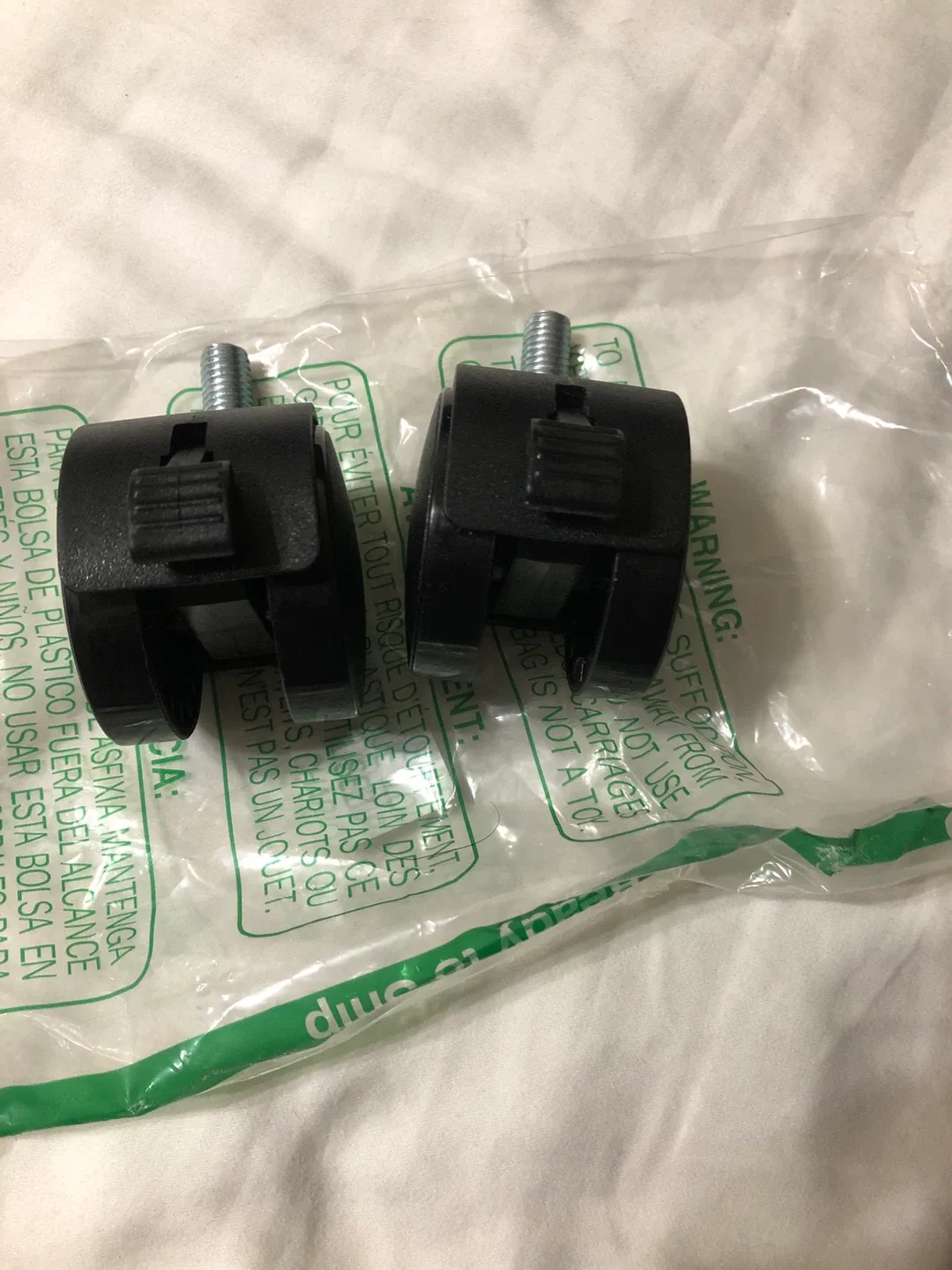 New Black Caster Wheels - Set of 2 image indicator(4)