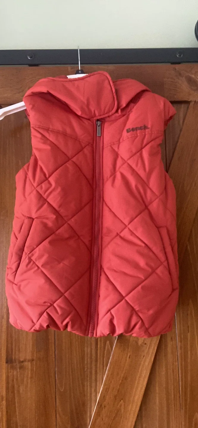 Bench. Ladies Hooded Puffer Vest - Size S
