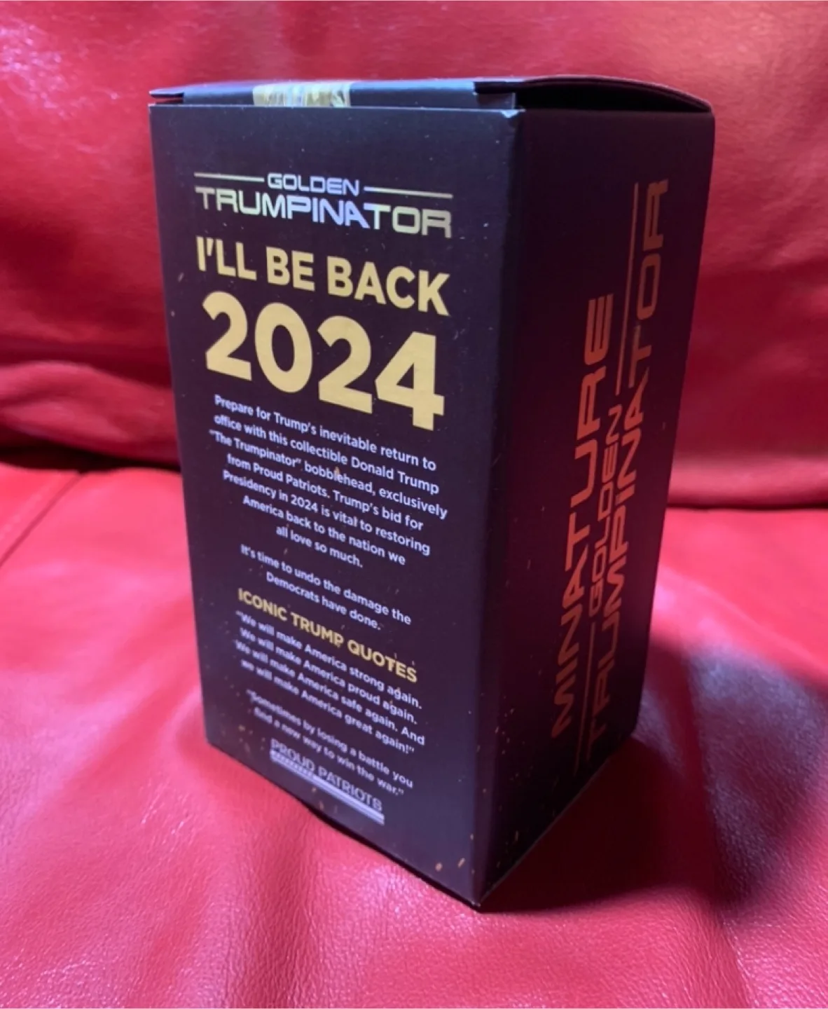 Gold Trump Bobblehead, 4" tall image indicator(2)