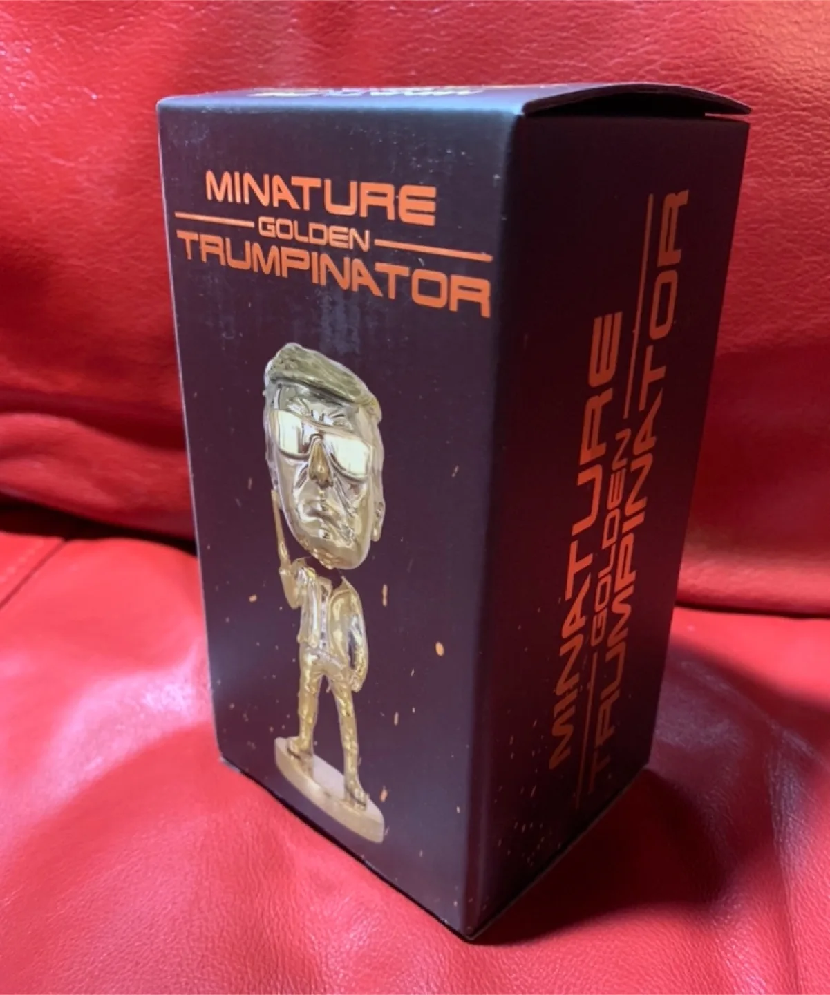 Gold Trump Bobblehead, 4" tall