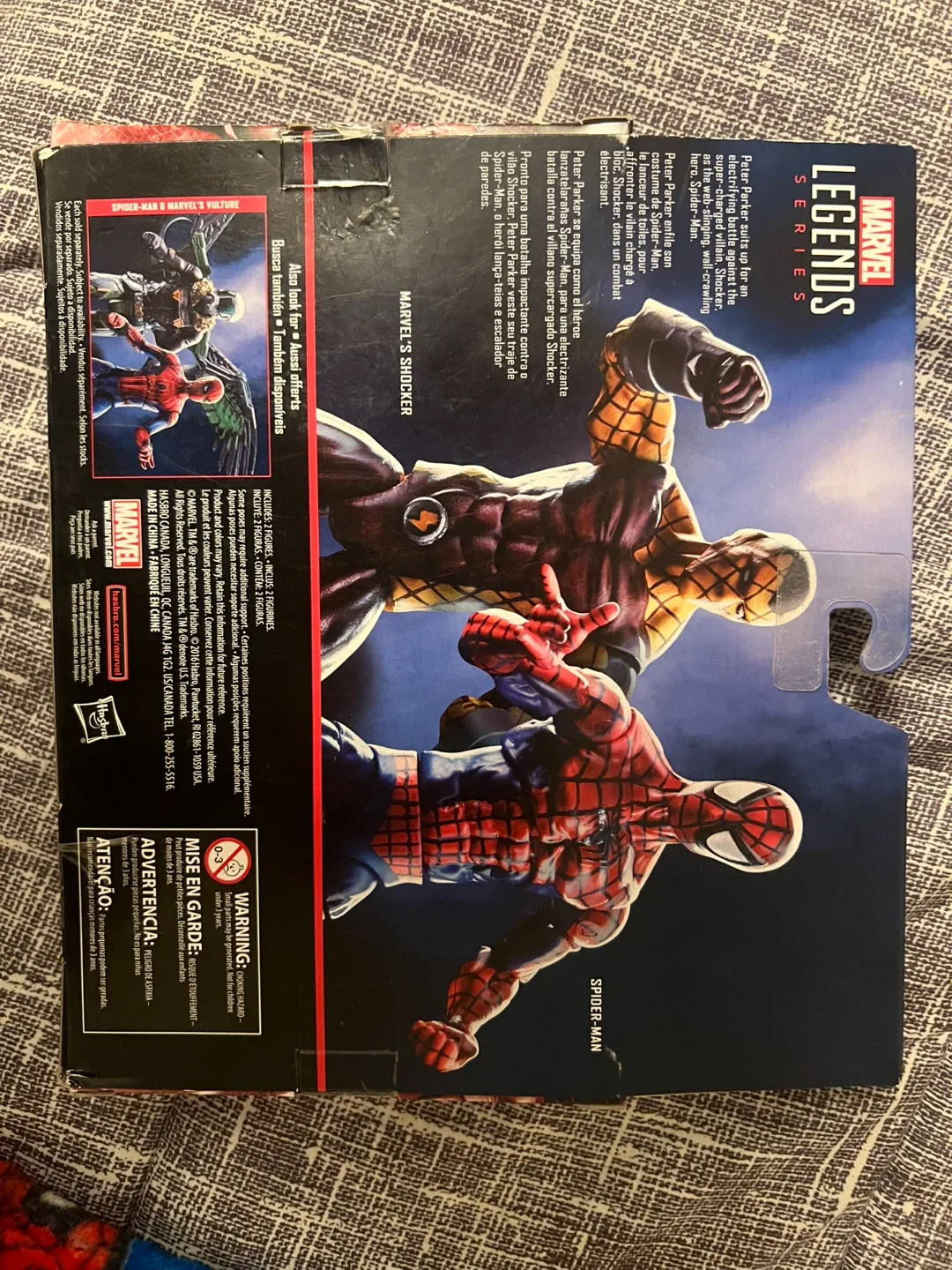 Marvel Legends Series Spider-Man & Shocker Action Figures