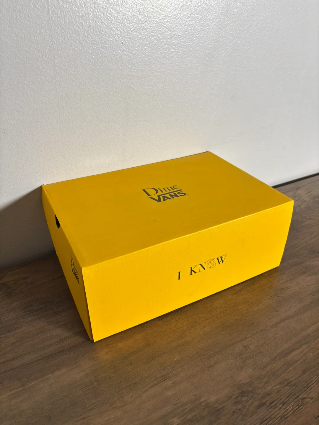 Dime x Vans "I Know" Shoebox - Collector's Item!