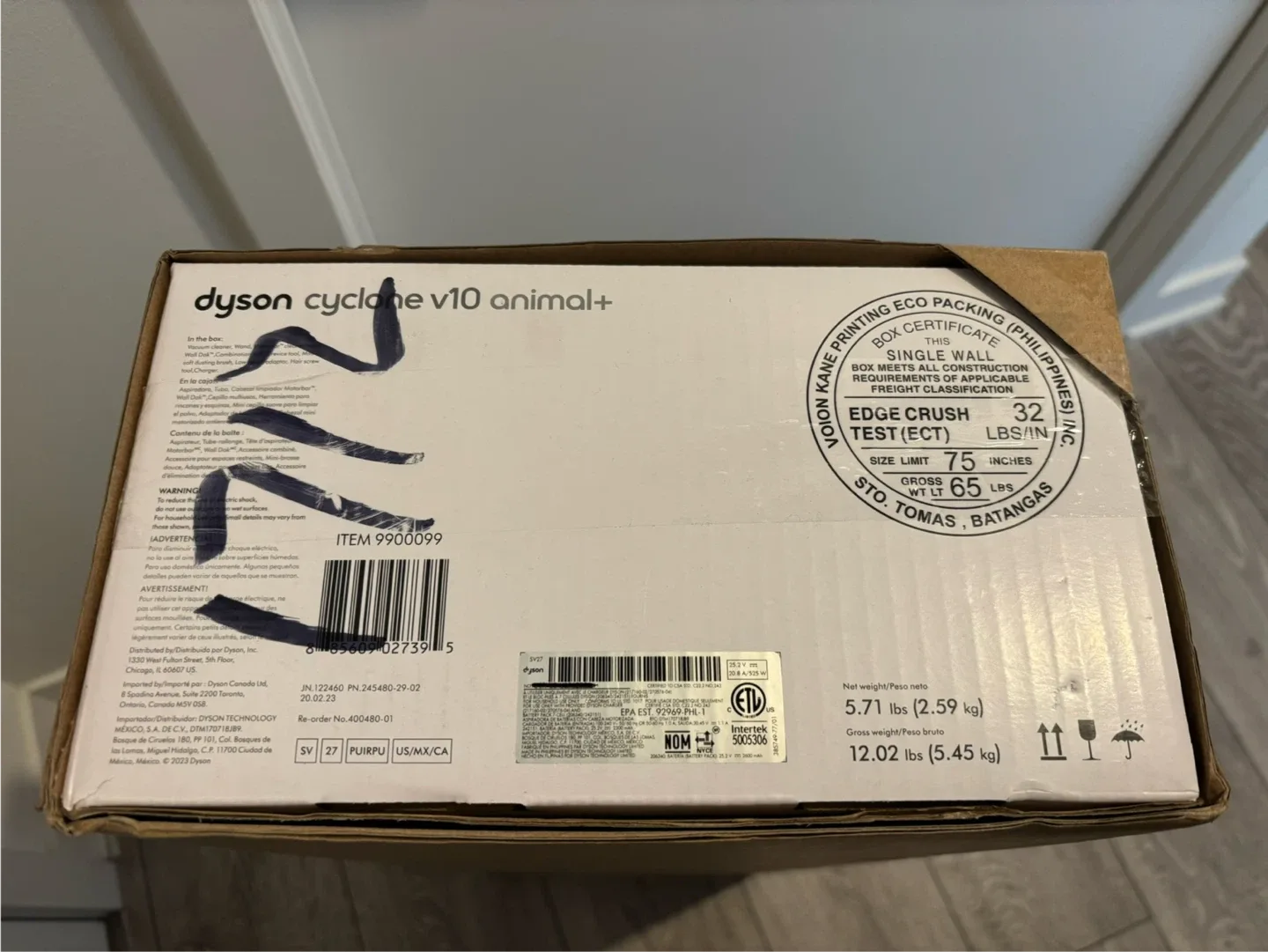 Brand New Dyson Cyclone V10 Animal+ (Purple) Vacuum