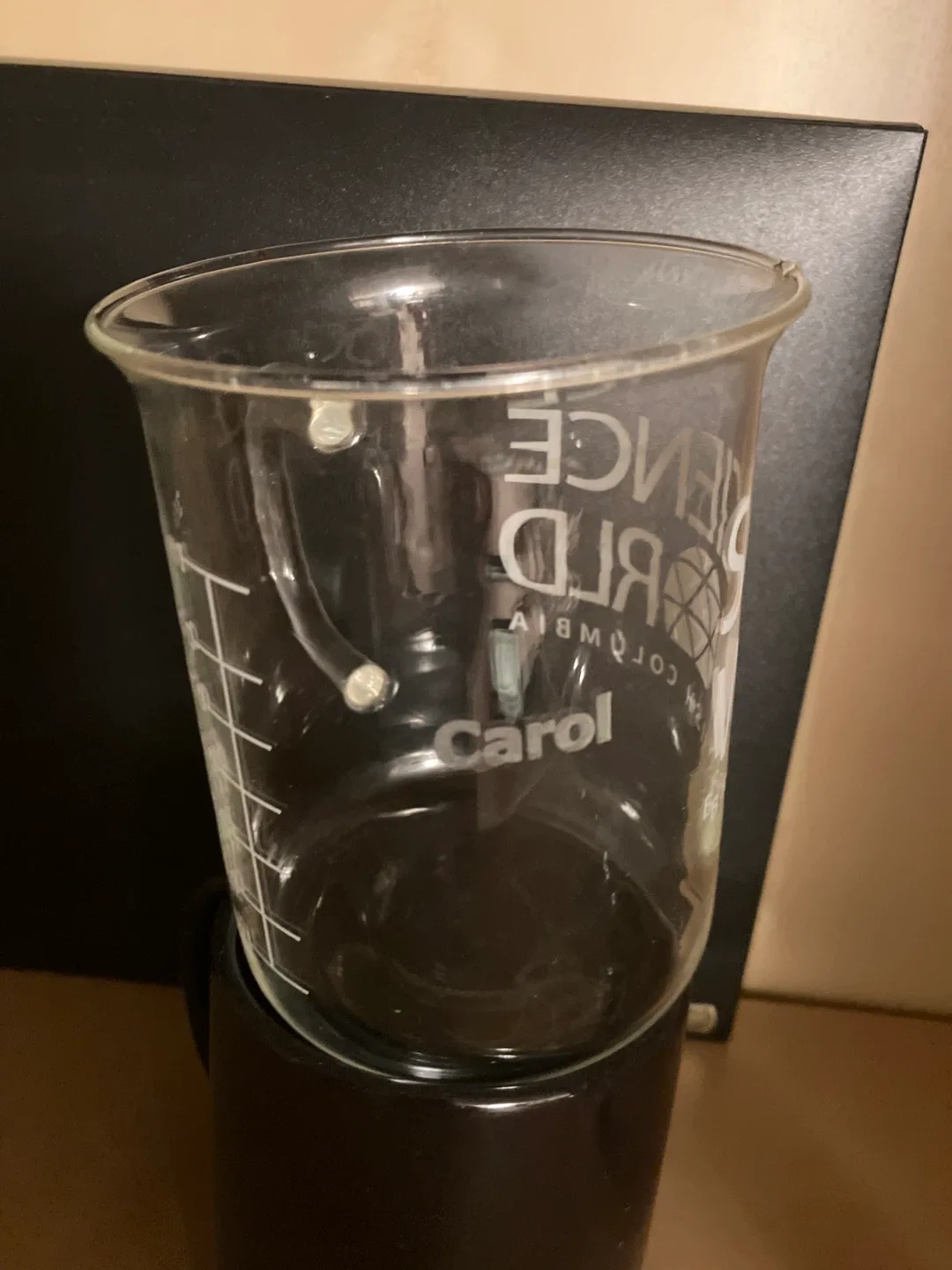 “Carol” Science World British Columbia personalized beaker mug image indicator(4)