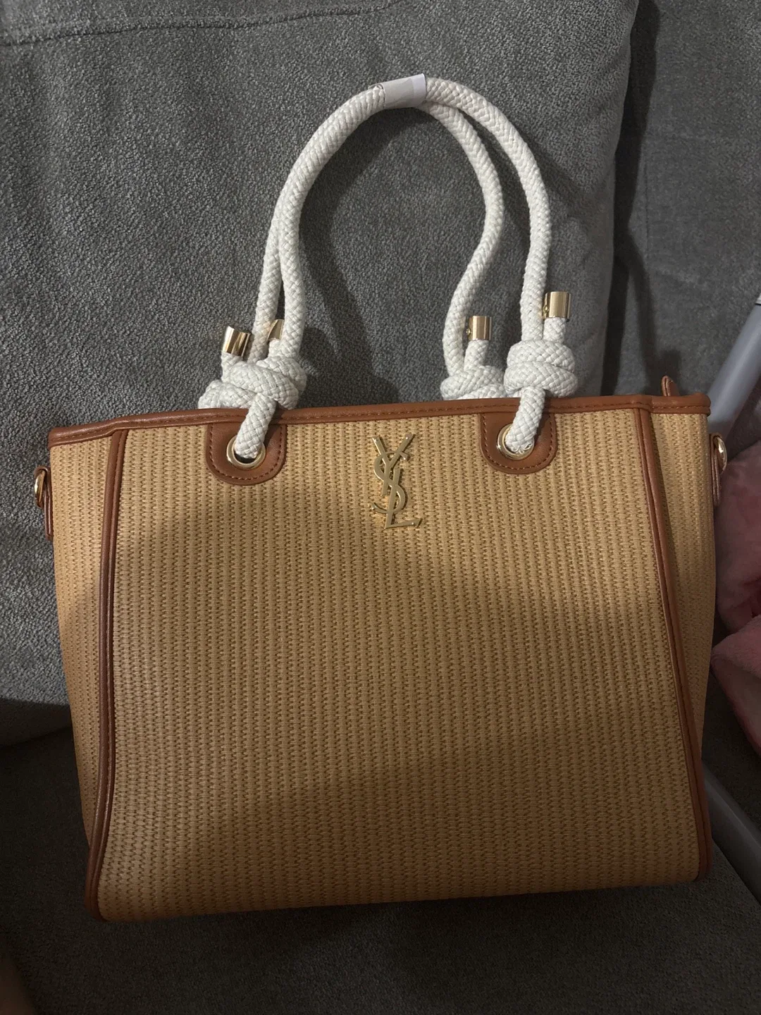 Raffia Panier Tote Bag