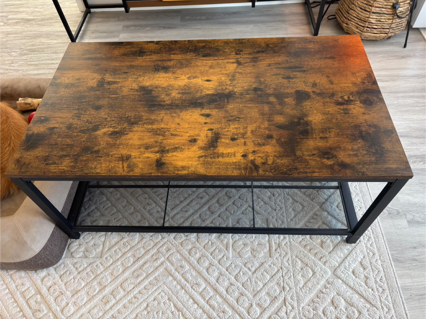 Industrial Style Coffee Table - photo 2