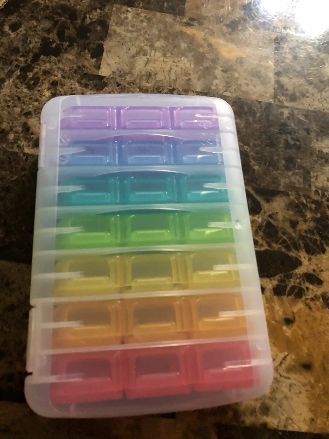 NEW -Fullicon Pill Organizer - Rainbow image indicator(4)