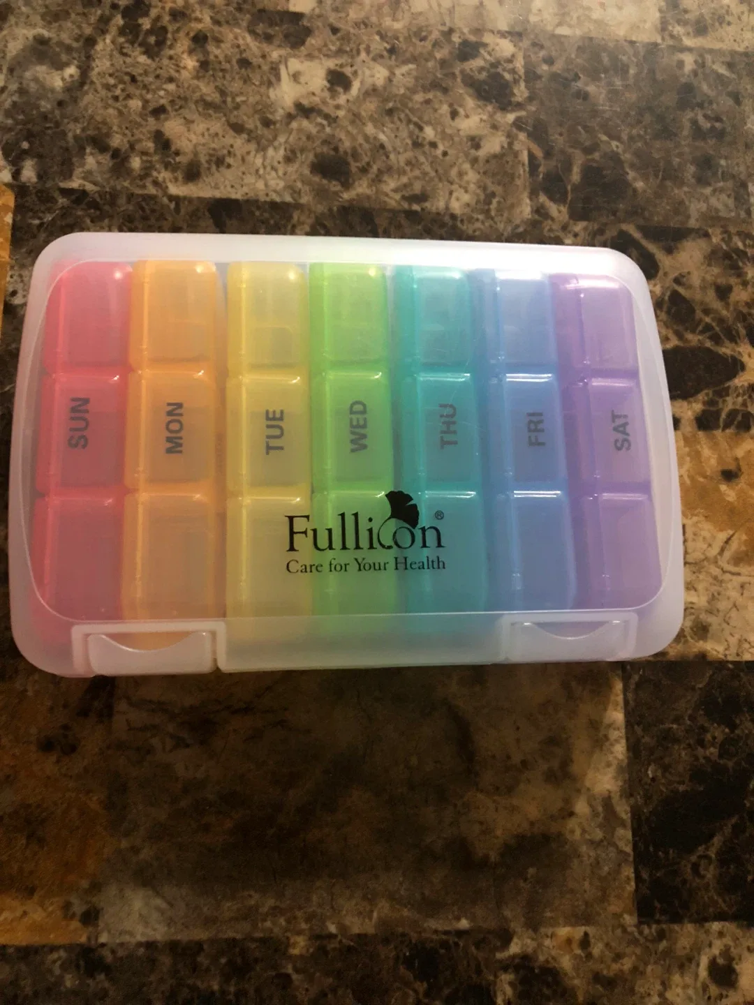 NEW -Fullicon Pill Organizer - Rainbow image indicator(3)