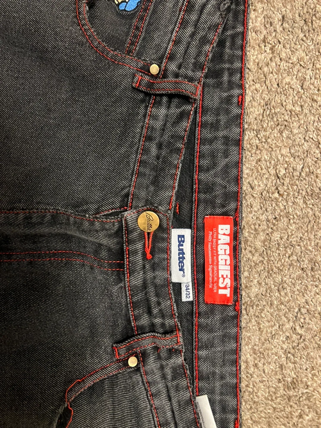 Butter Goods Baggies Fit Jeans 34/32 image indicator(2)