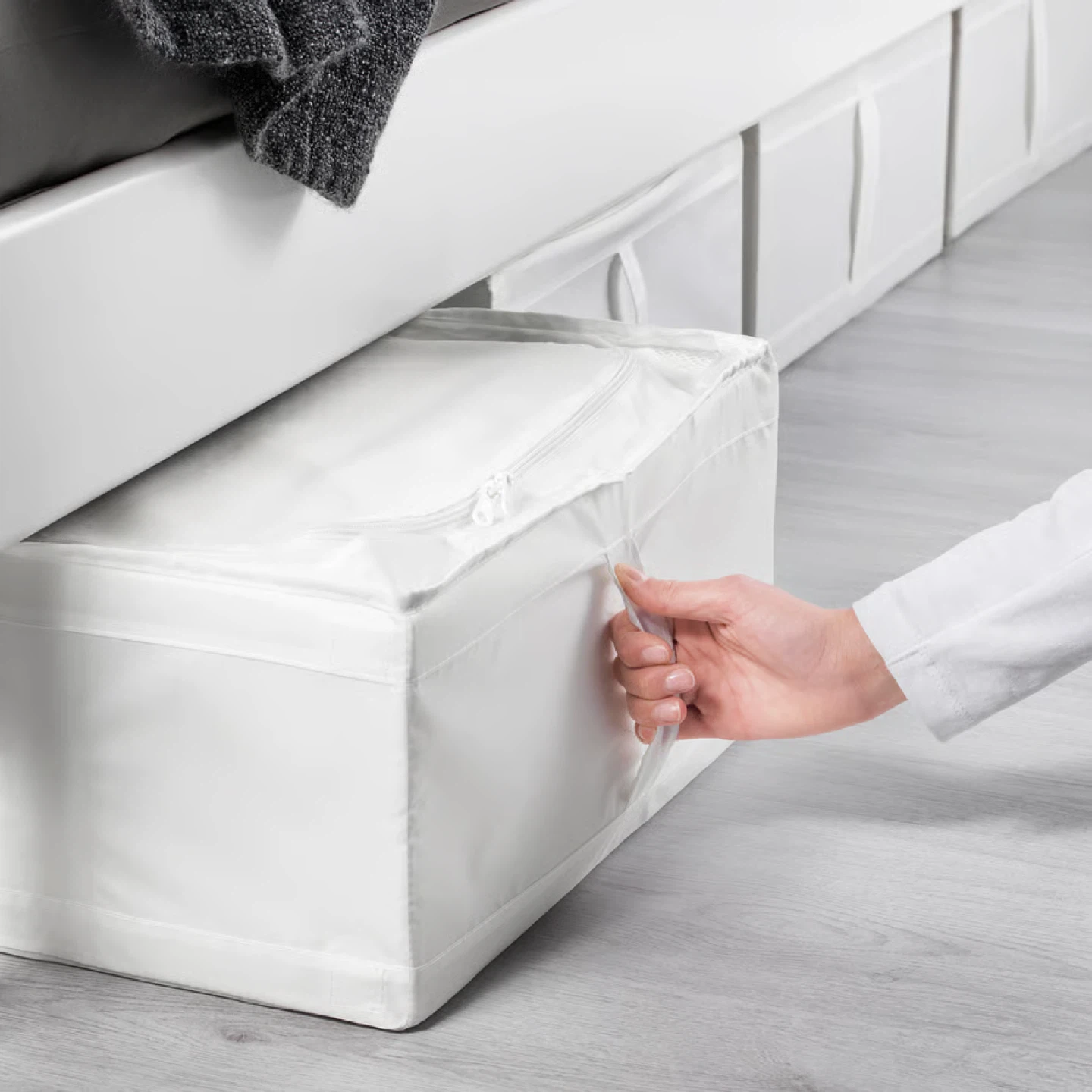 Set of 2 Zippered Storage Boxes - photo 5