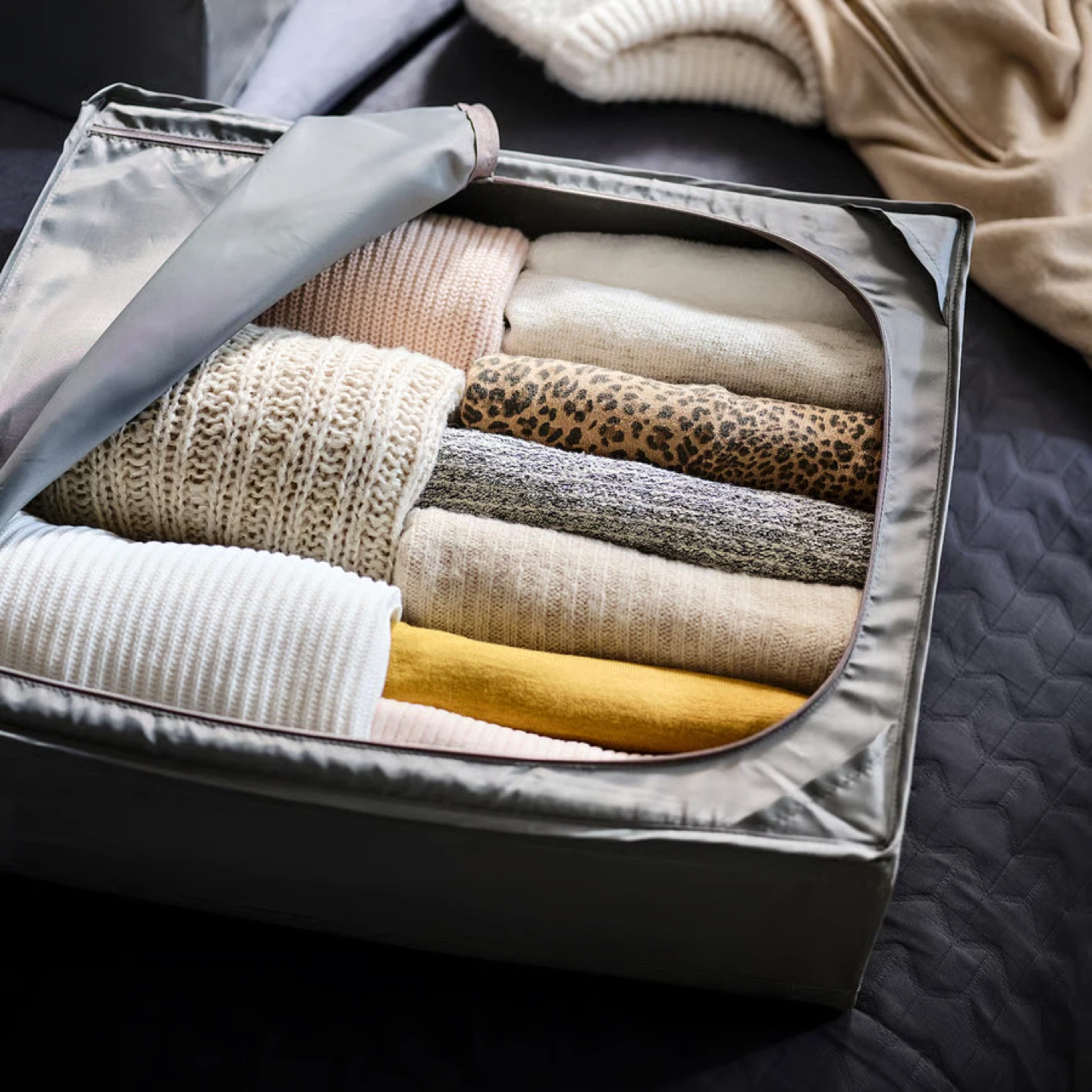 Set of 2 Zippered Storage Boxes - photo 2
