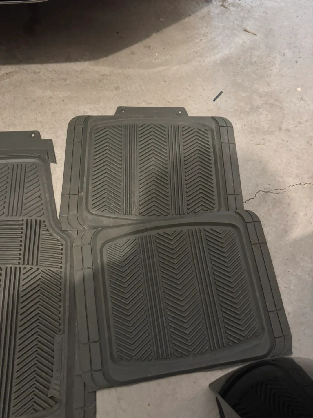 Set of Gray Car Floor Mats
