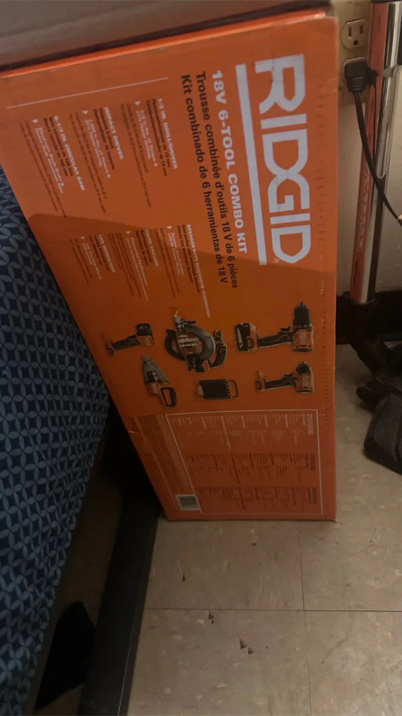 RIDGID 18V 6-Tool Combo Kit