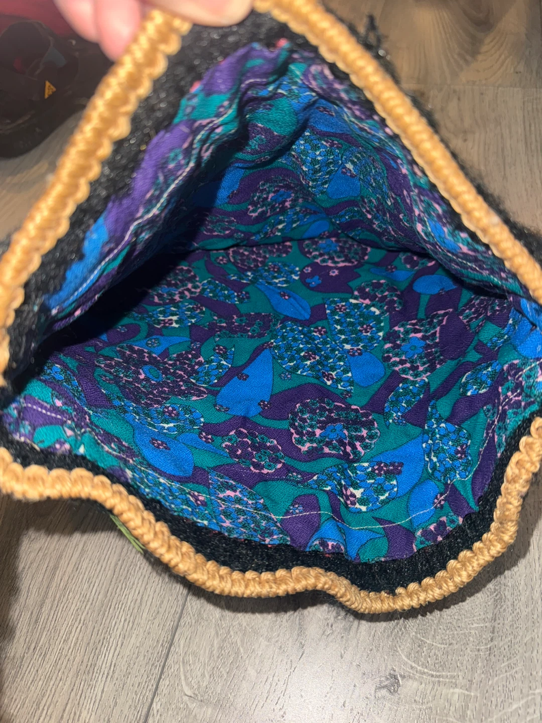 Handmade knit woven Shoulder Bag - photo 2