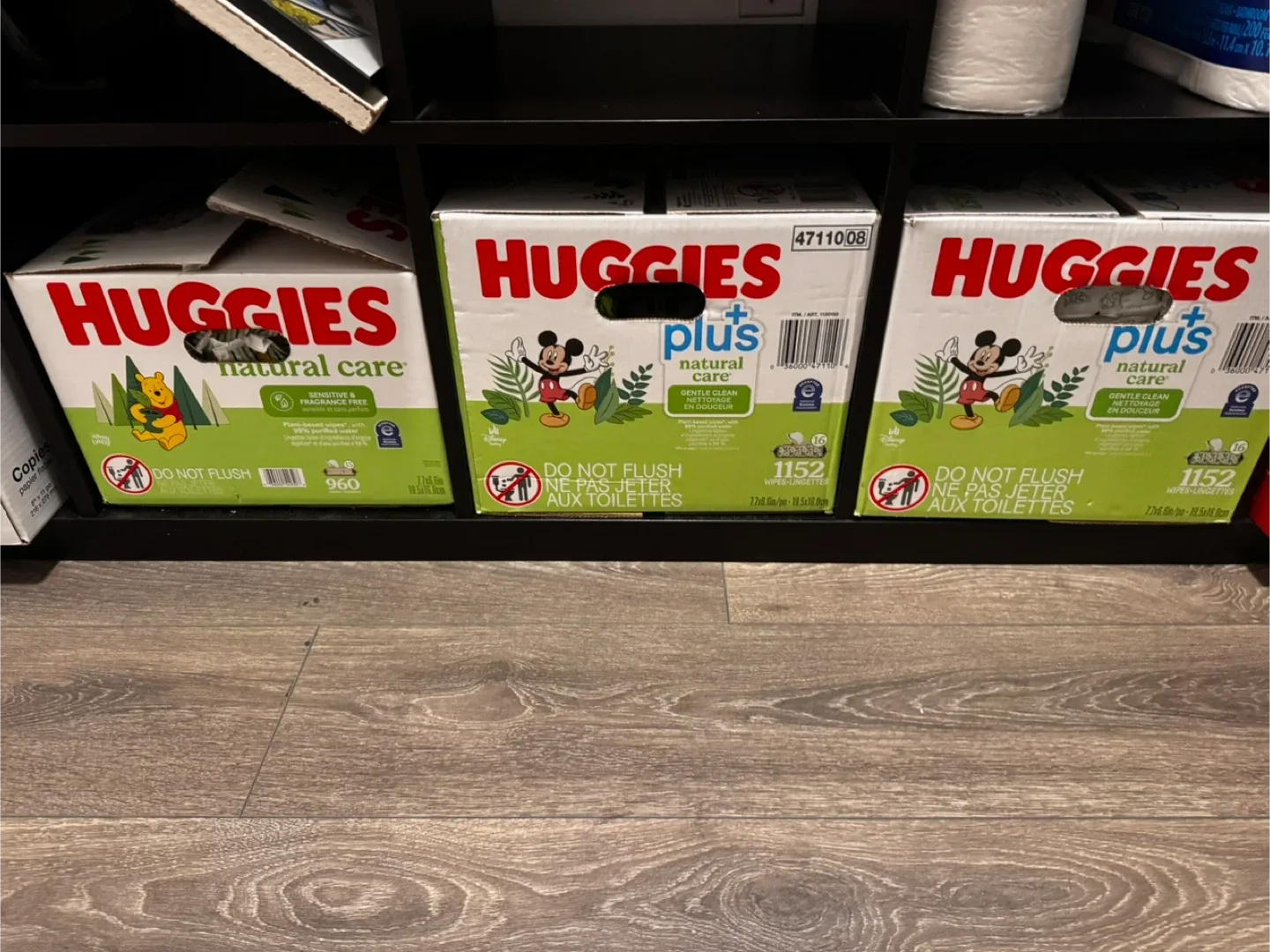 Huggies Natural Care Plus Wipes (960/1152 count)