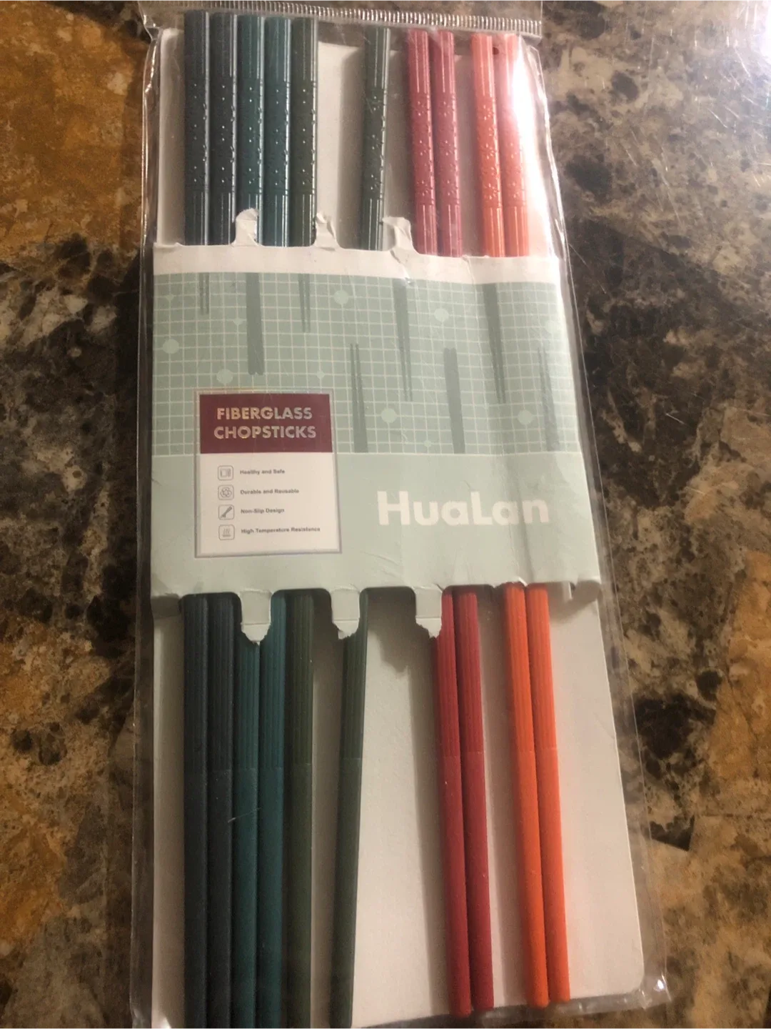 New Hualan Fiberglass Chopsticks - 5 Pairs image indicator(4)