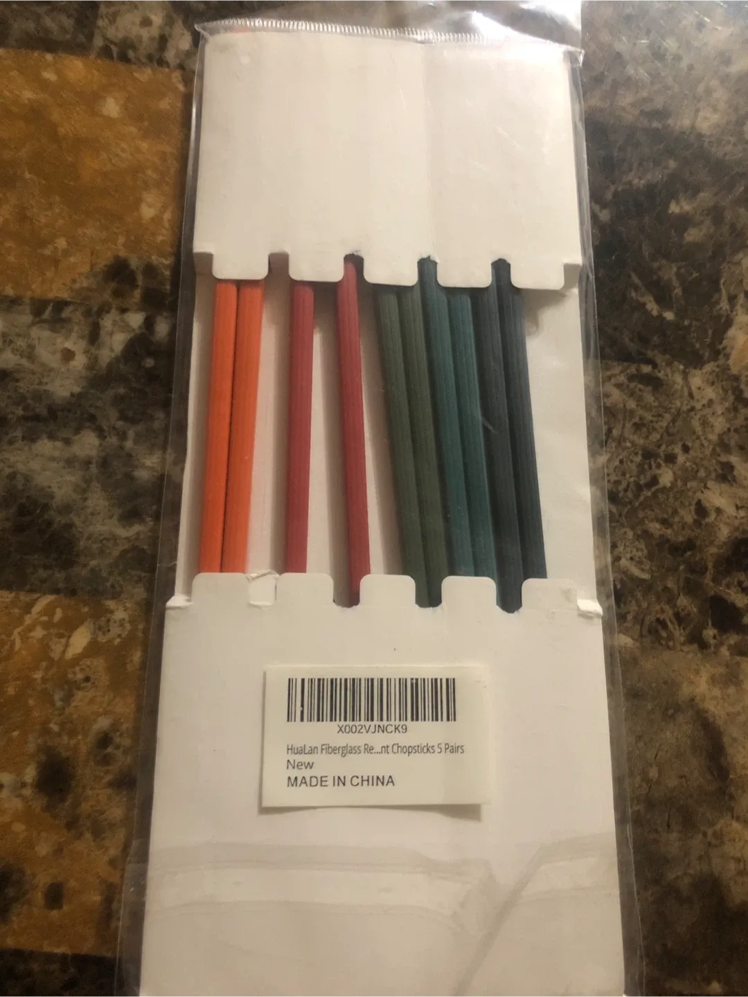 New Hualan Fiberglass Chopsticks - 5 Pairs image indicator(2)