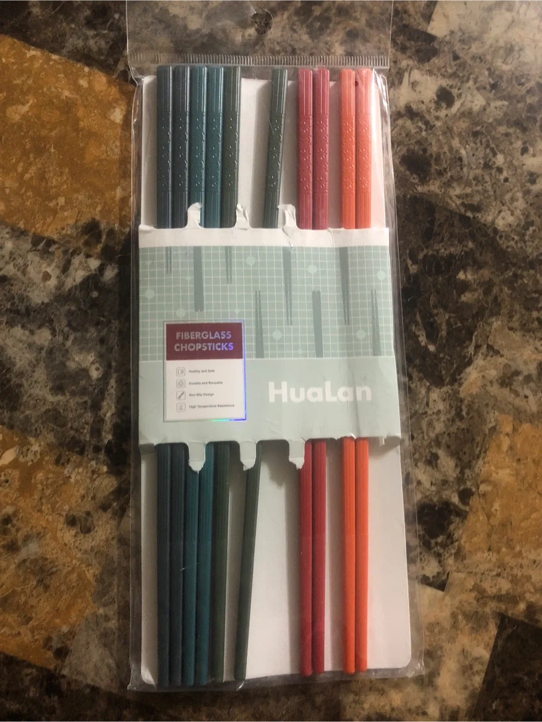 New Hualan Fiberglass Chopsticks - 5 Pairs image indicator(3)