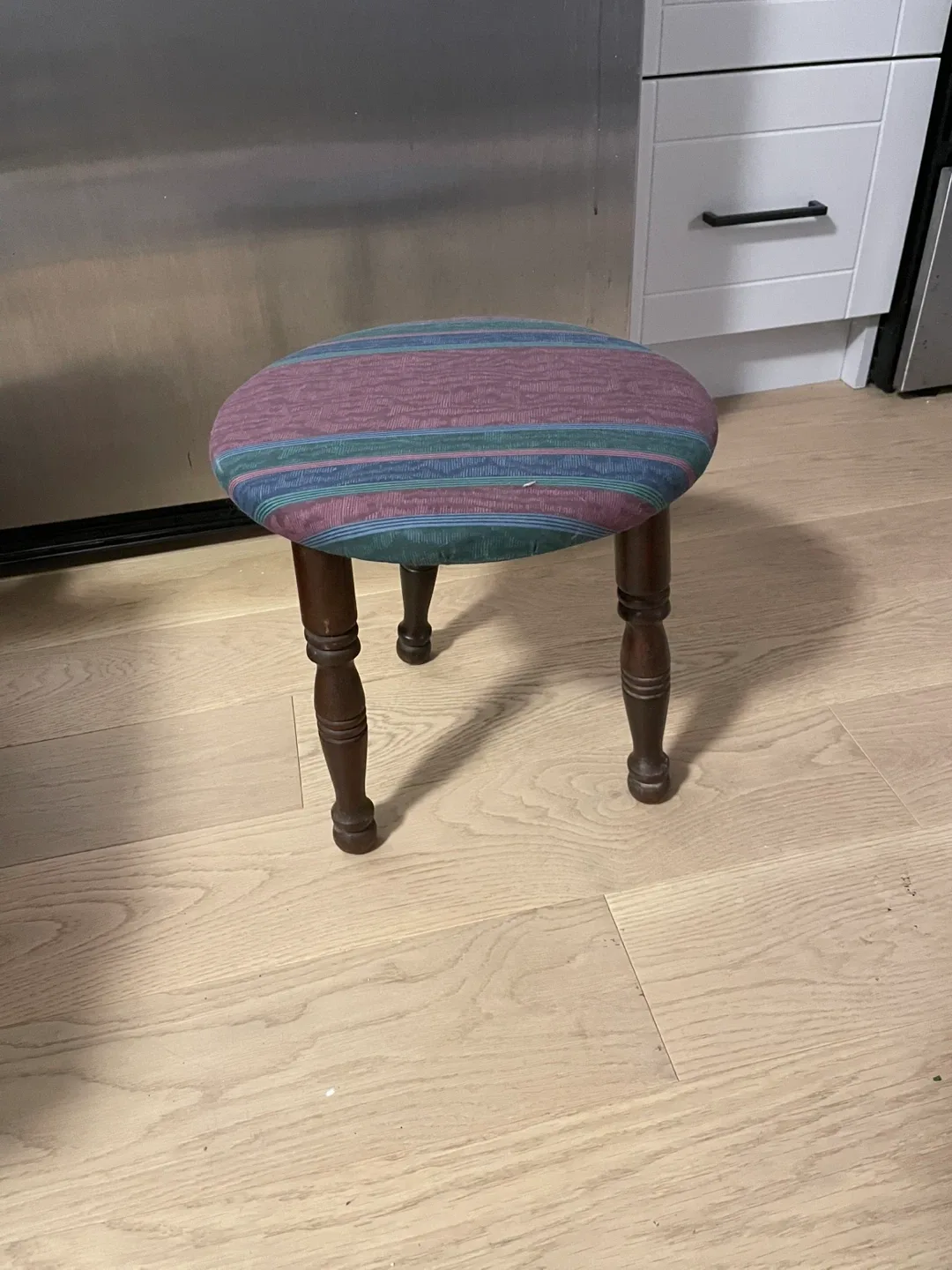 Upholstered Round Stool