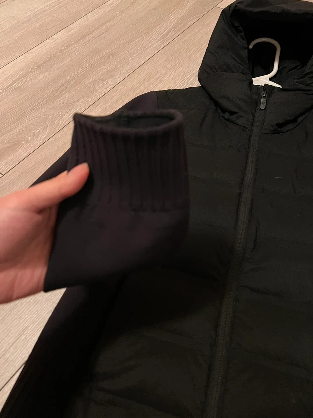 Lululemon Down For It All Jacket, Black, Size 4 image indicator(4)