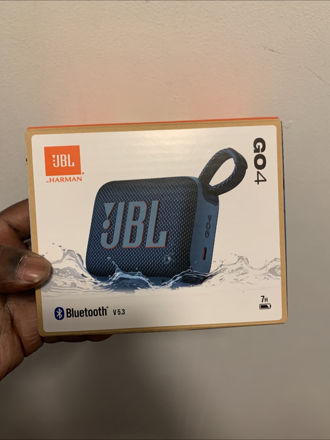 JBL Go 4 Portable Bluetooth Speaker - Blue - photo 5