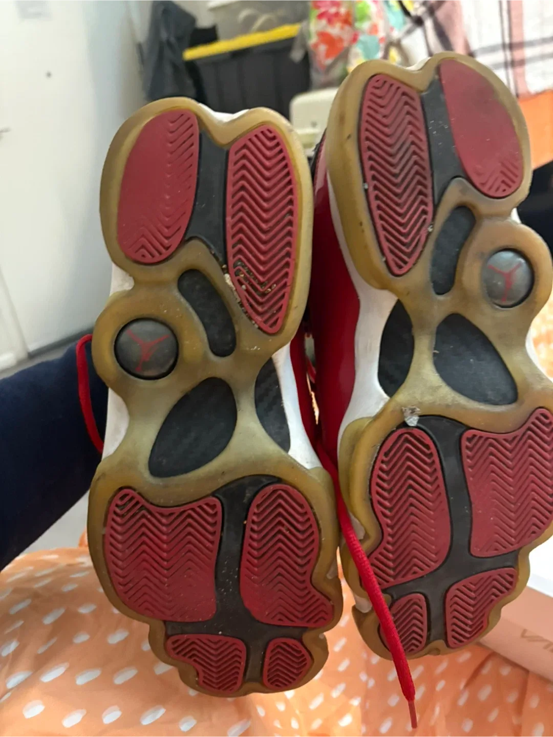 Jordan 6 Rings Red Sneakers image indicator(4)