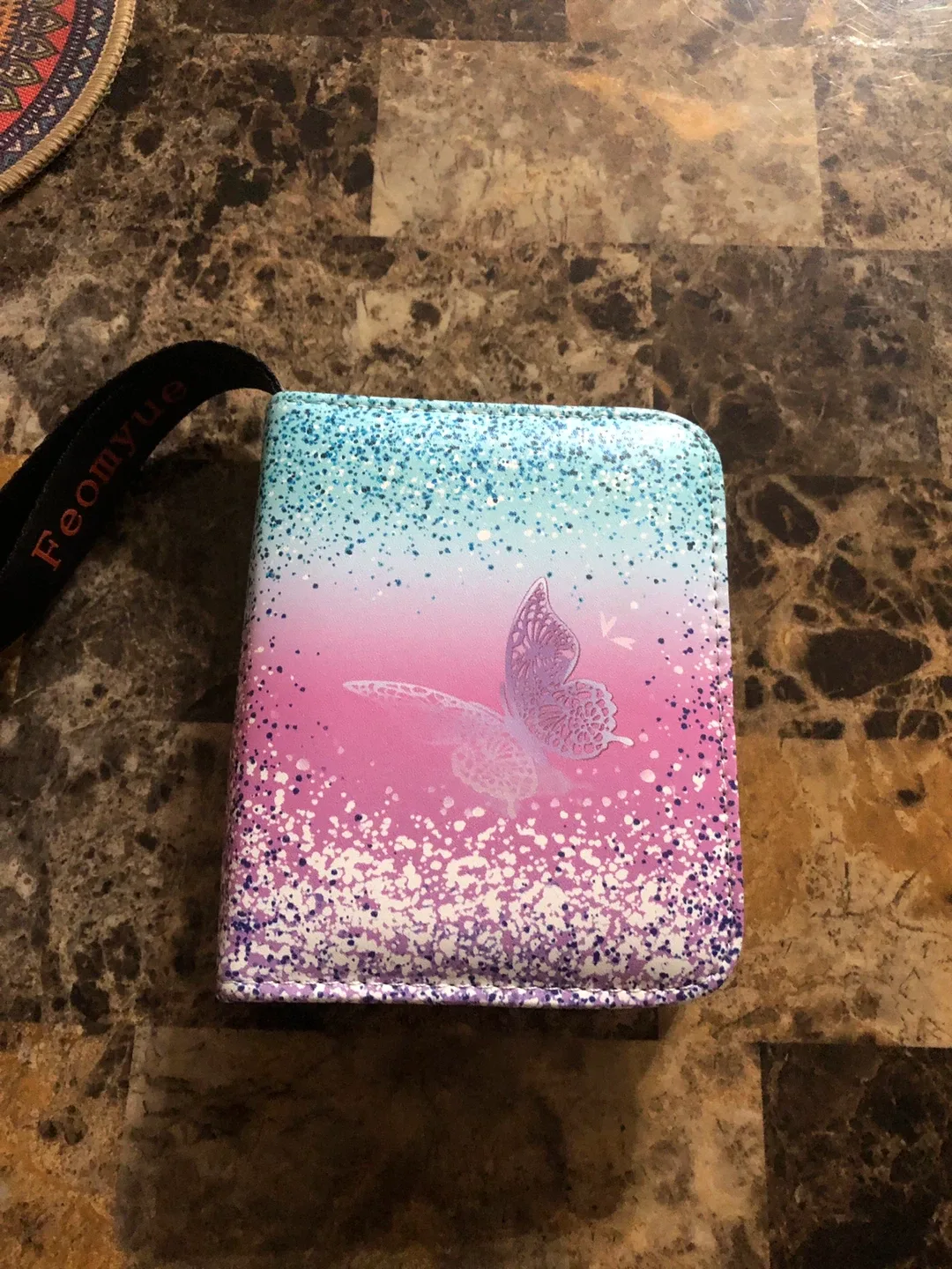 Feomyue Card Holder Book - Butterfly Design