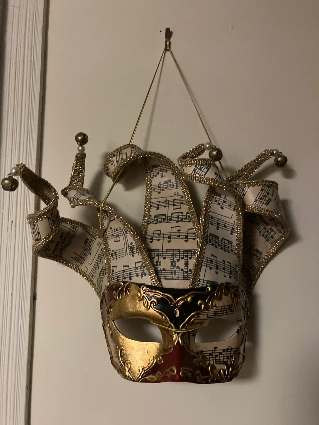 Genuine Venetian “Jolly Musica” Mask