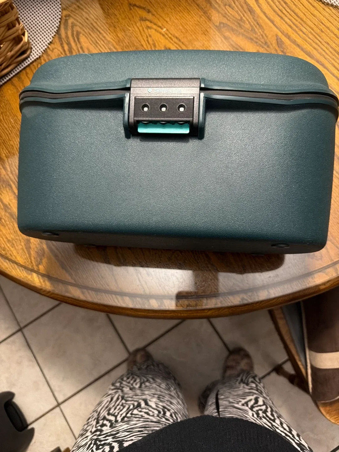 Samsonite Train Case - Teal