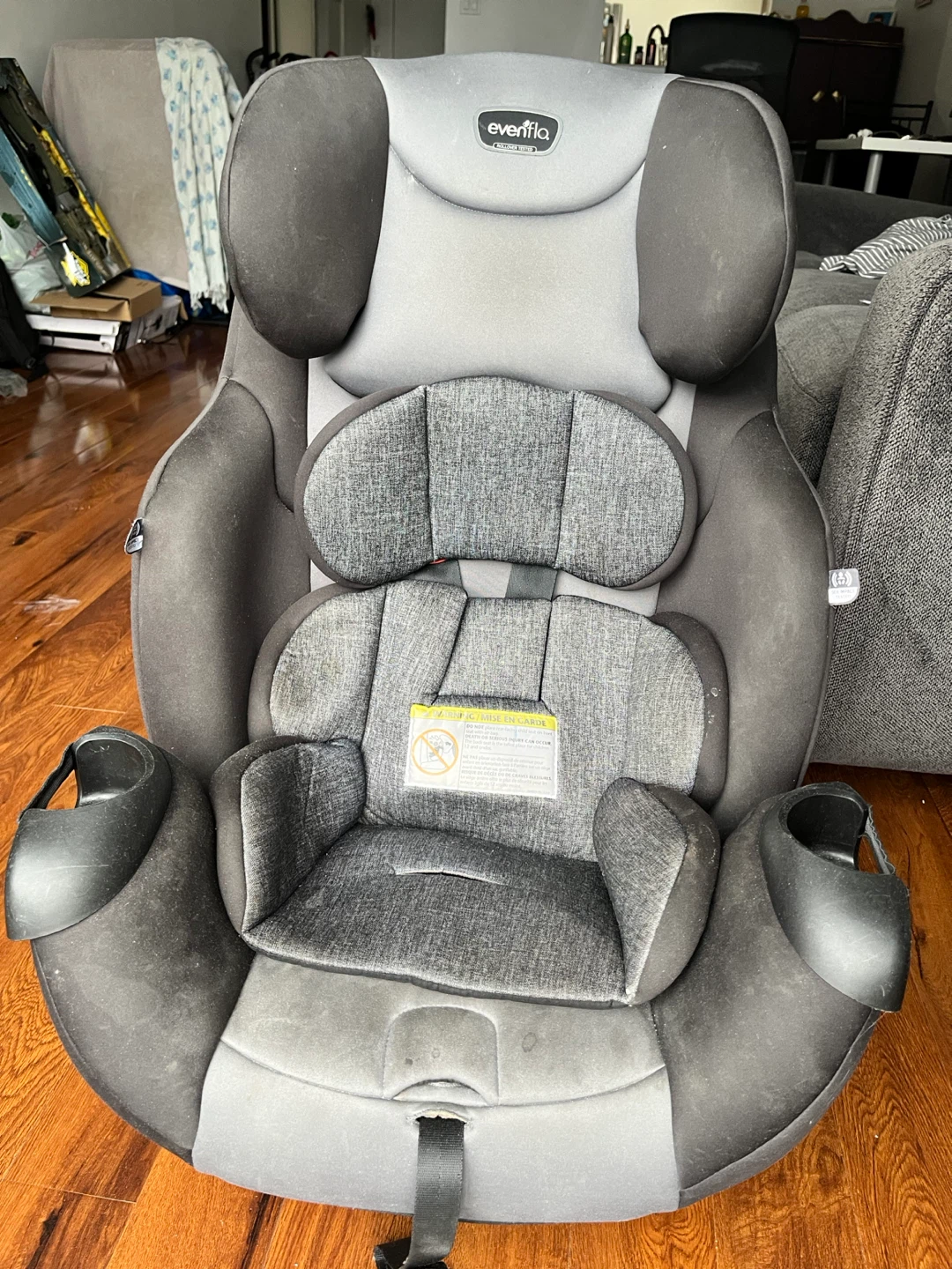 Evenflo Symphony Car Seat - Gray - photo 3