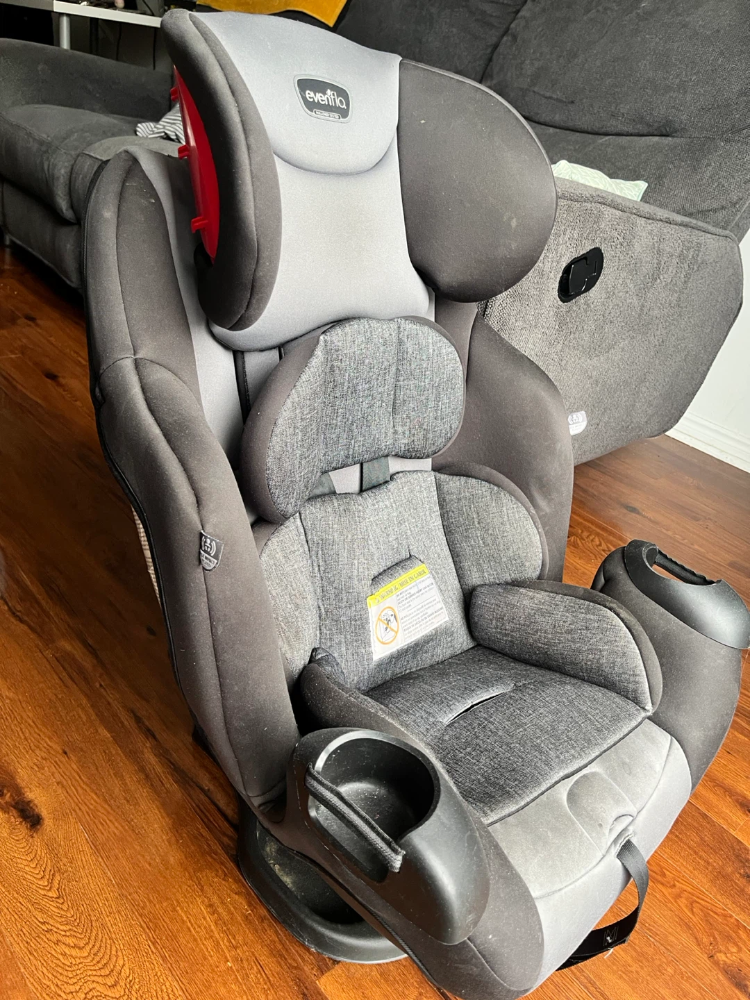 Evenflo Symphony Car Seat - Gray - photo 2