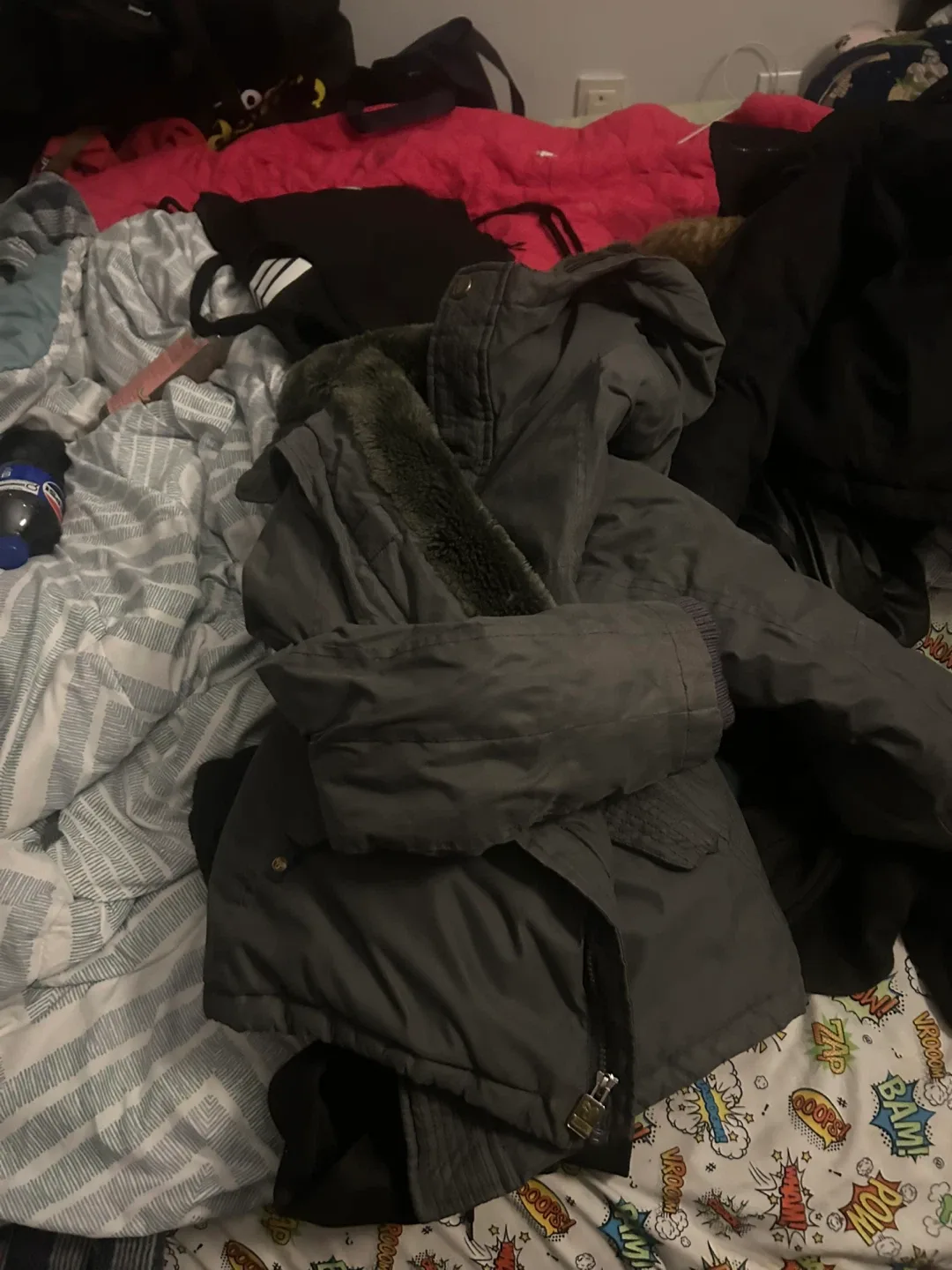 TNA Grey Winter Jacket image indicator(2)