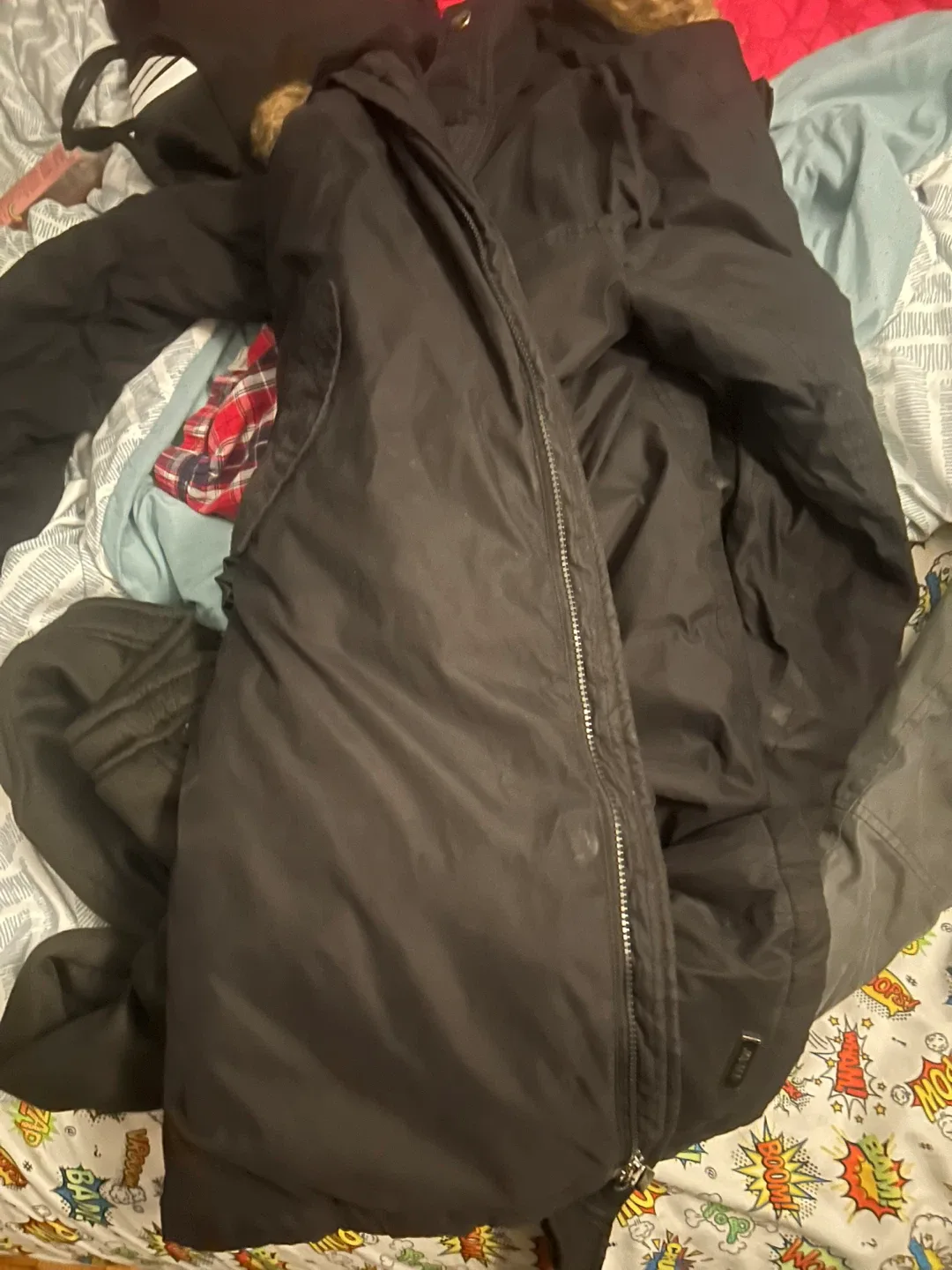 INAV Black Winter Jacket