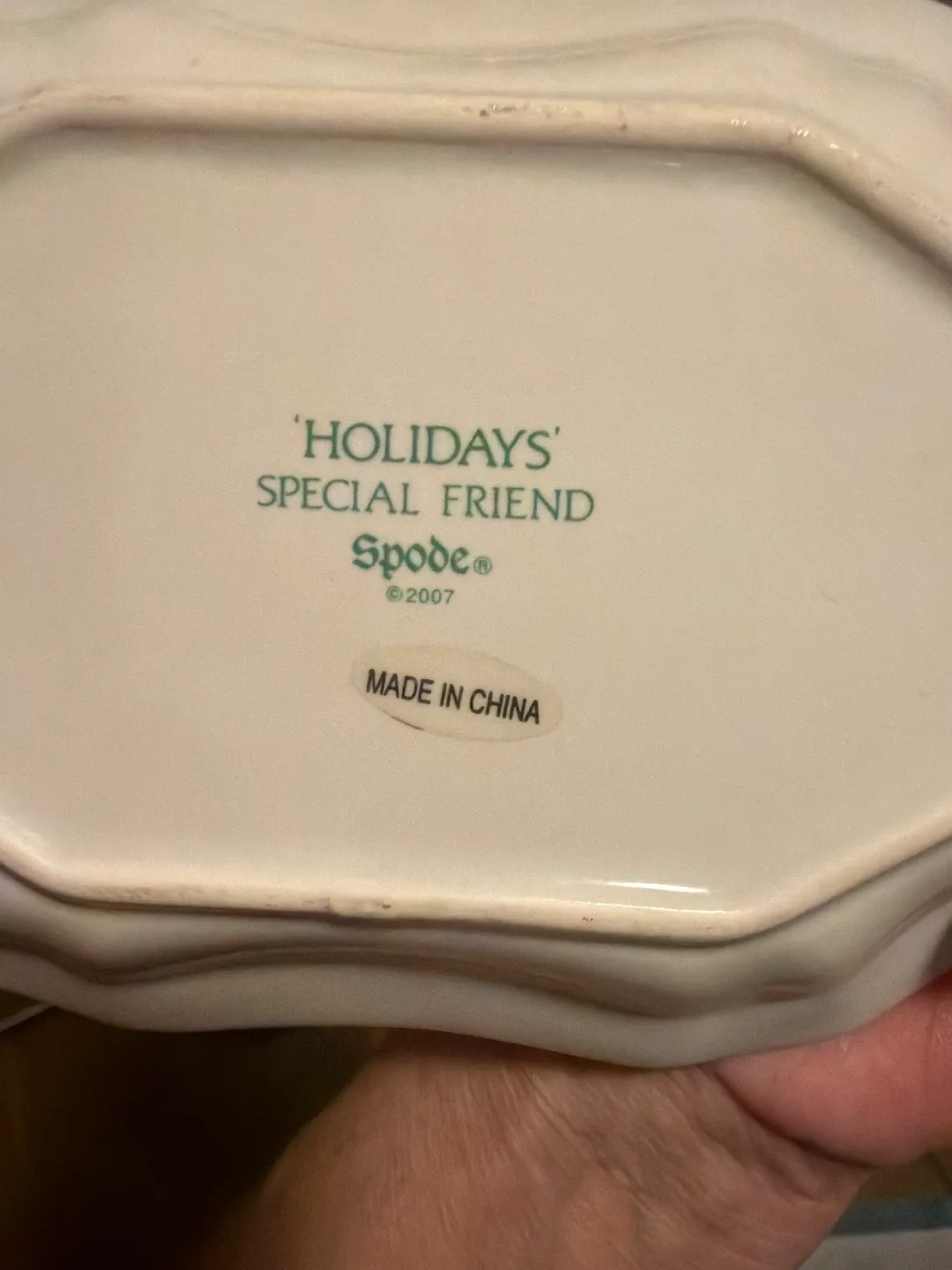 Spode 'Holidays' Special Friend Plate image indicator(2)