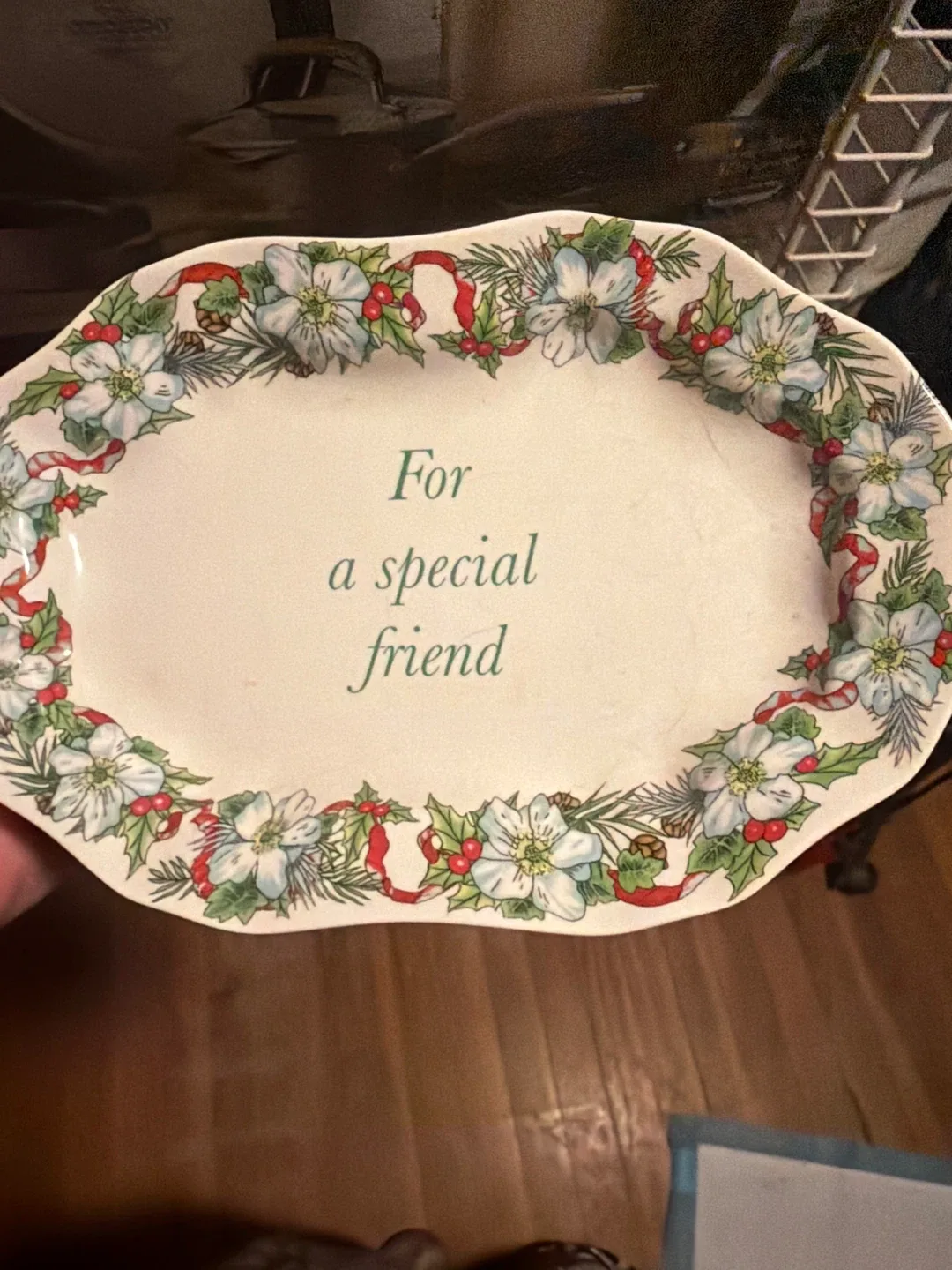 Spode 'Holidays' Special Friend Plate