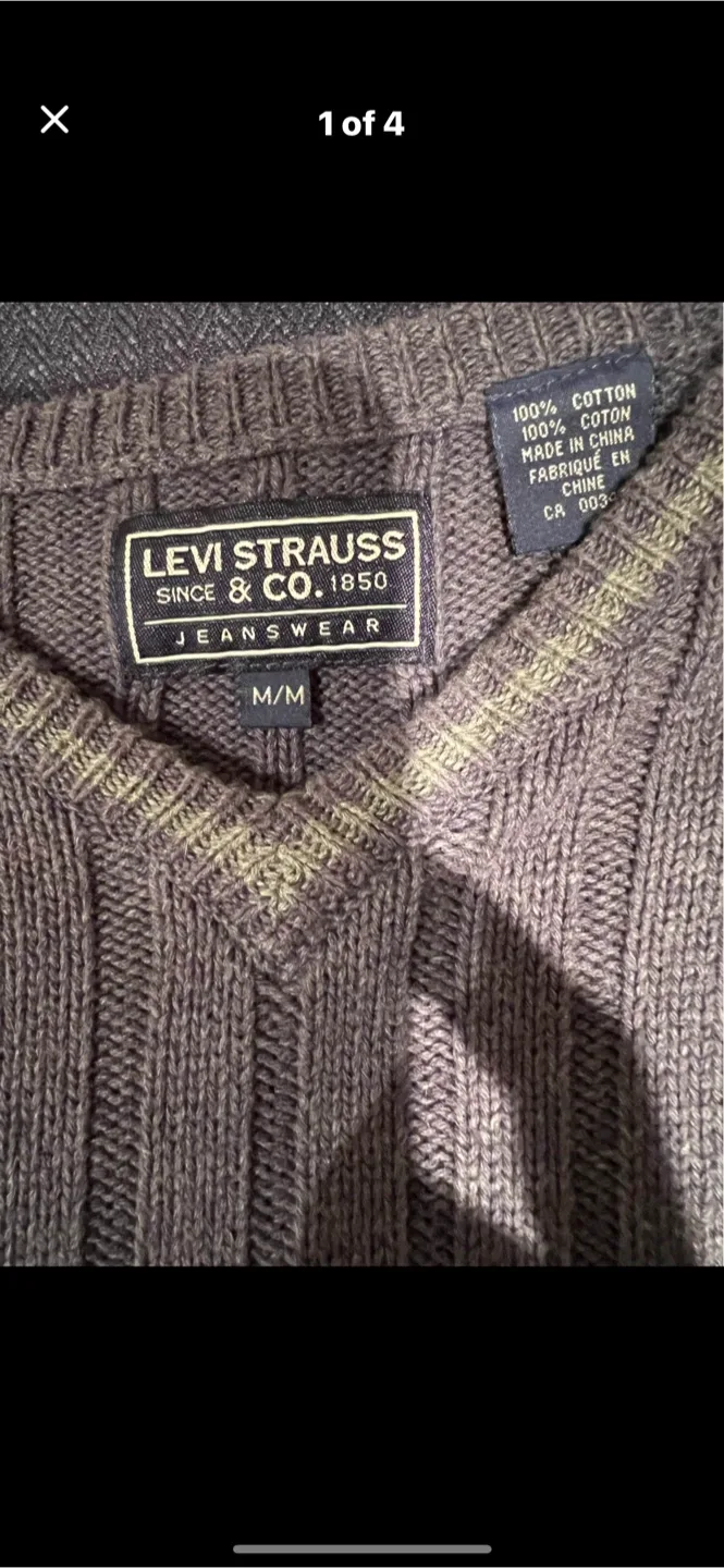 Levi Strauss & Co. Sweater Vest - Size M