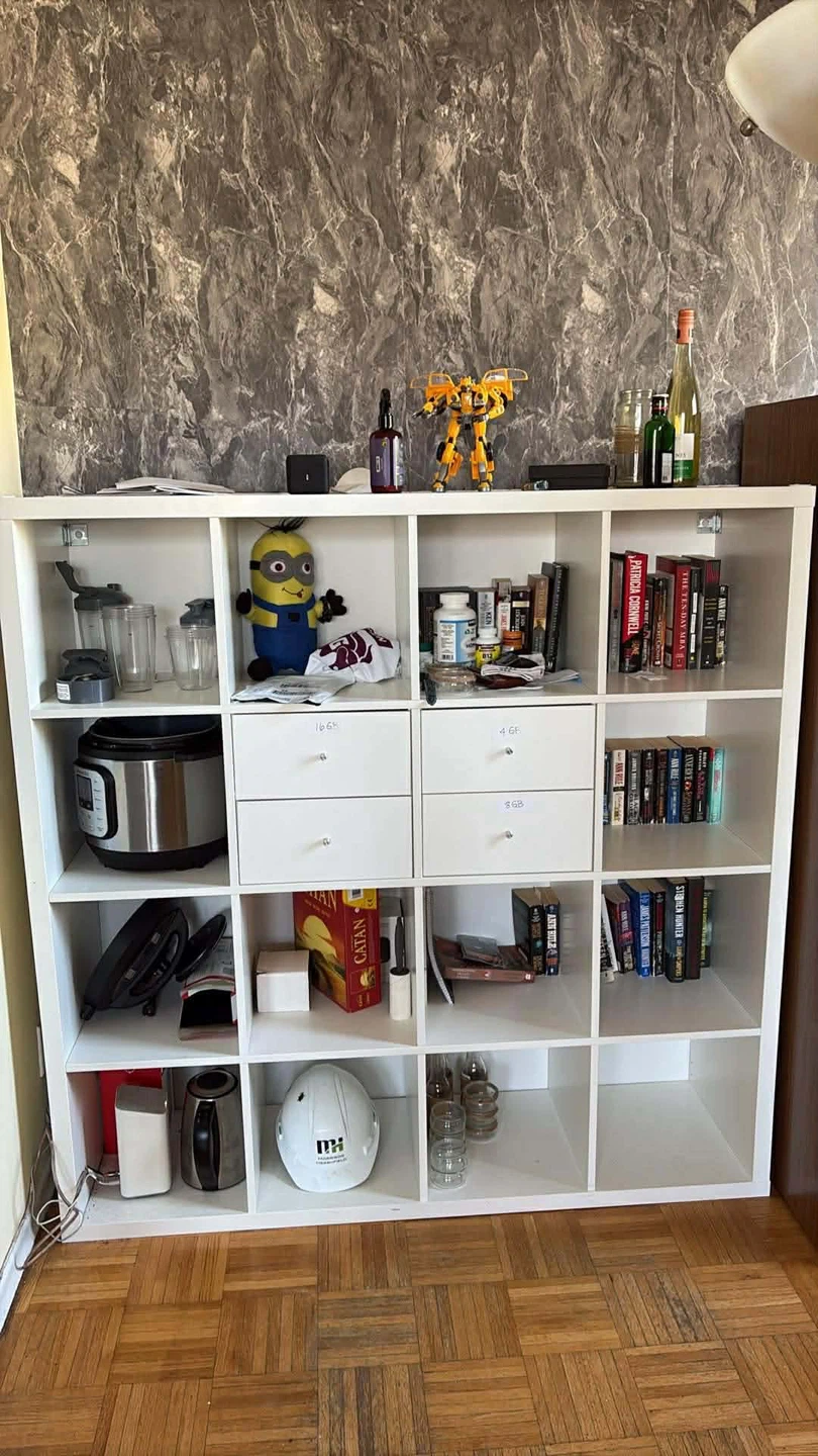 White Kallax Shelf Unit