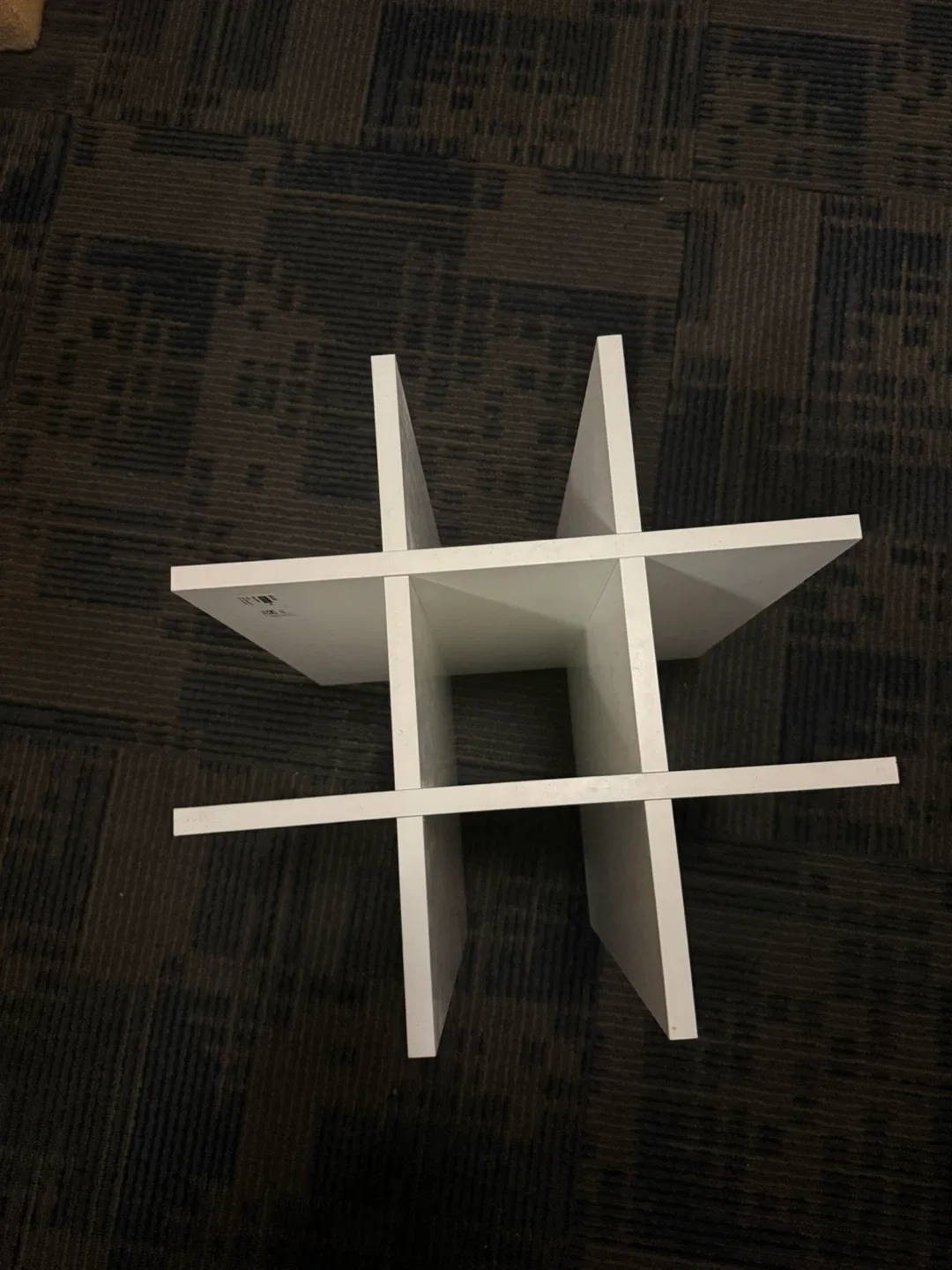 IKEA Kallax White Insert with 4 Compartments