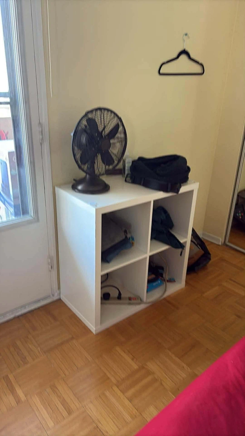 White 4-Cube Storage Shelf